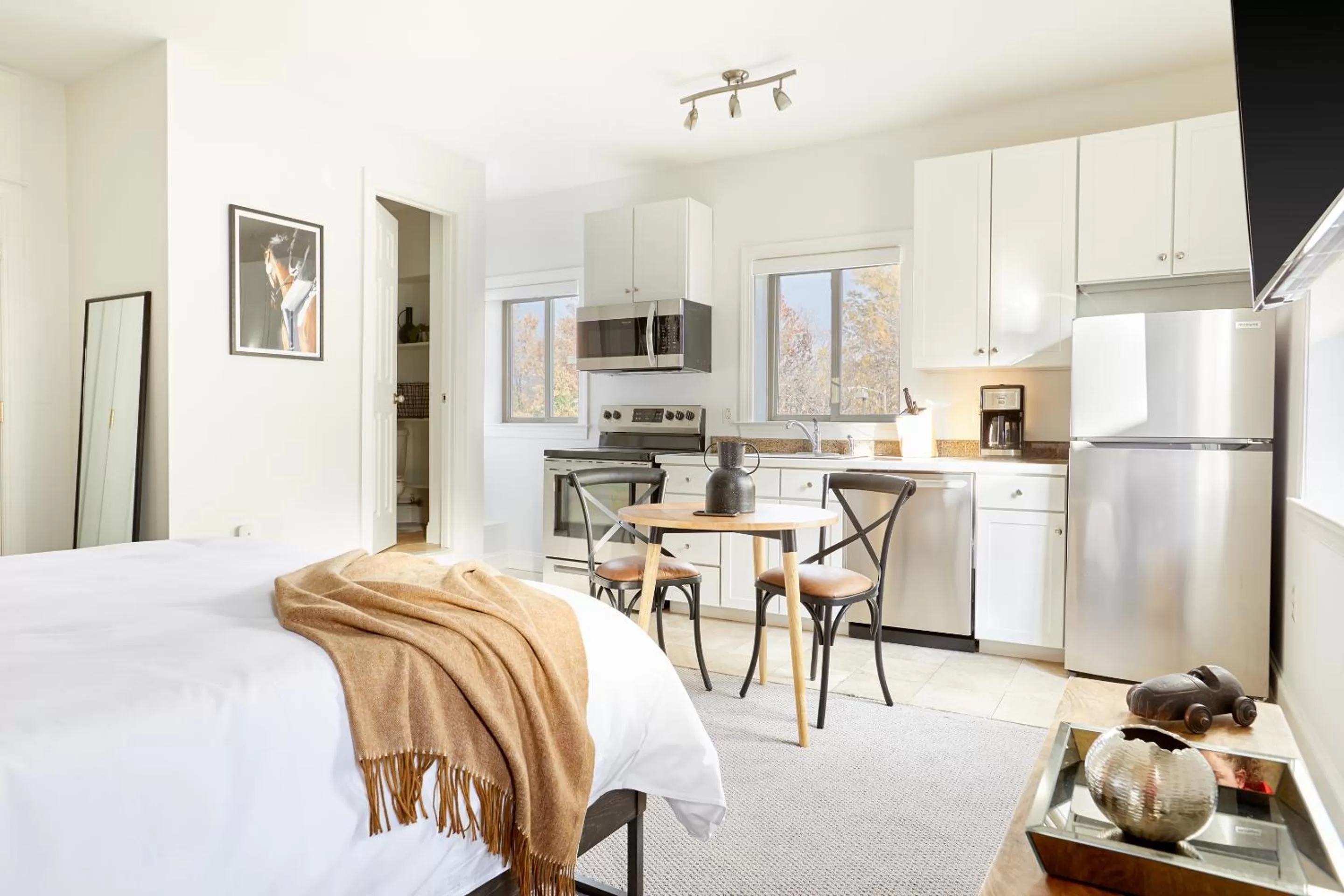 Kitchen or kitchenette, Bed in Kasa Del Ray Alexandria