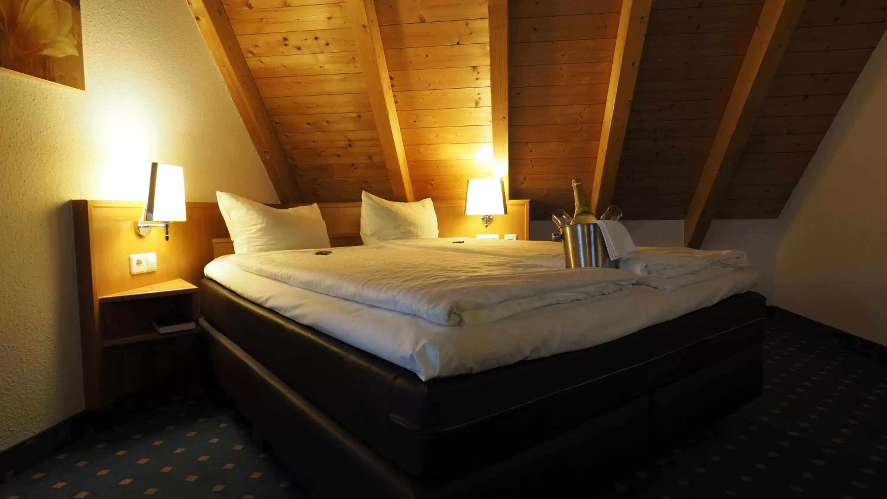 Bed in Hotel Gasthof Adler