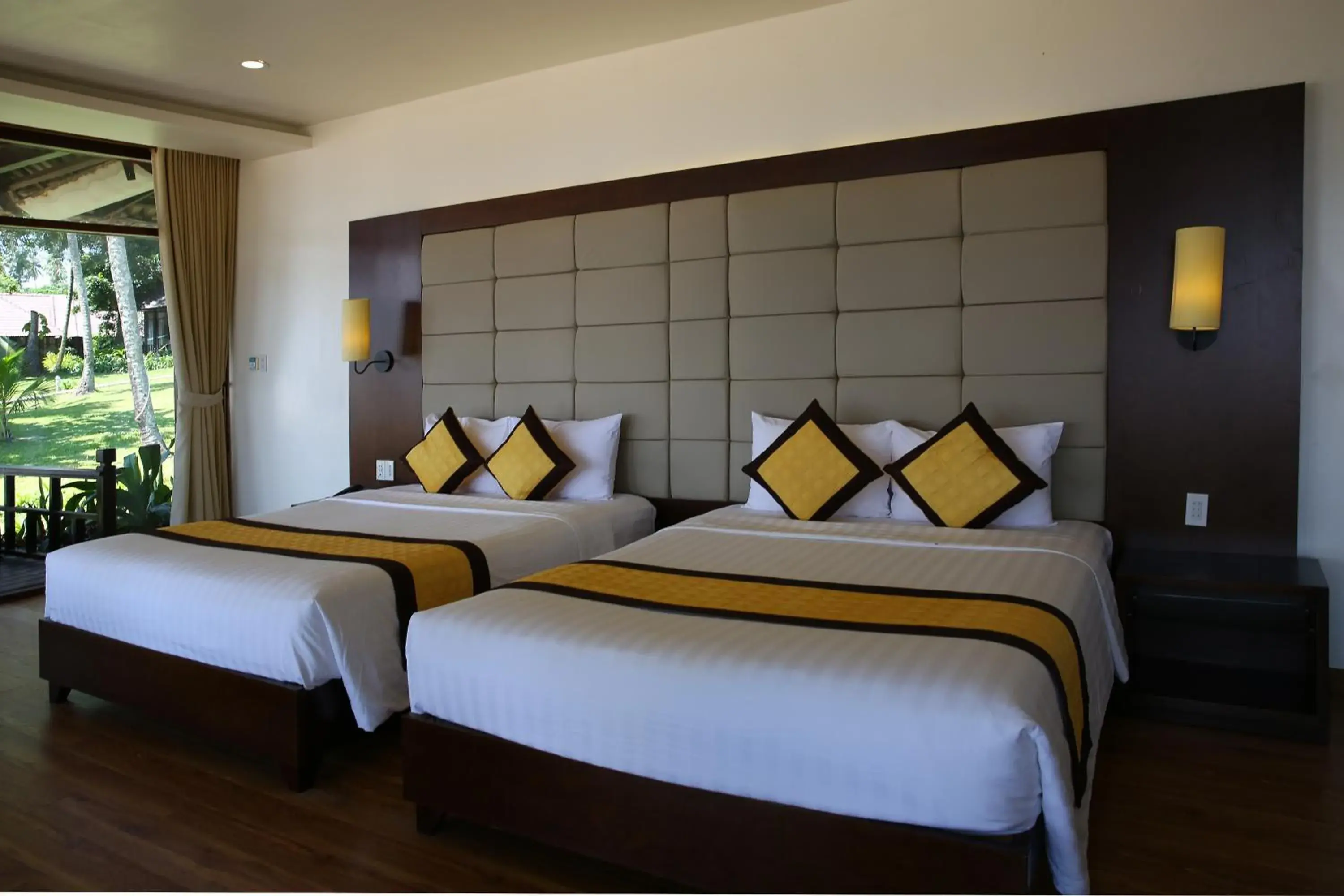 Bed in Arcadia Phu Quoc Resort