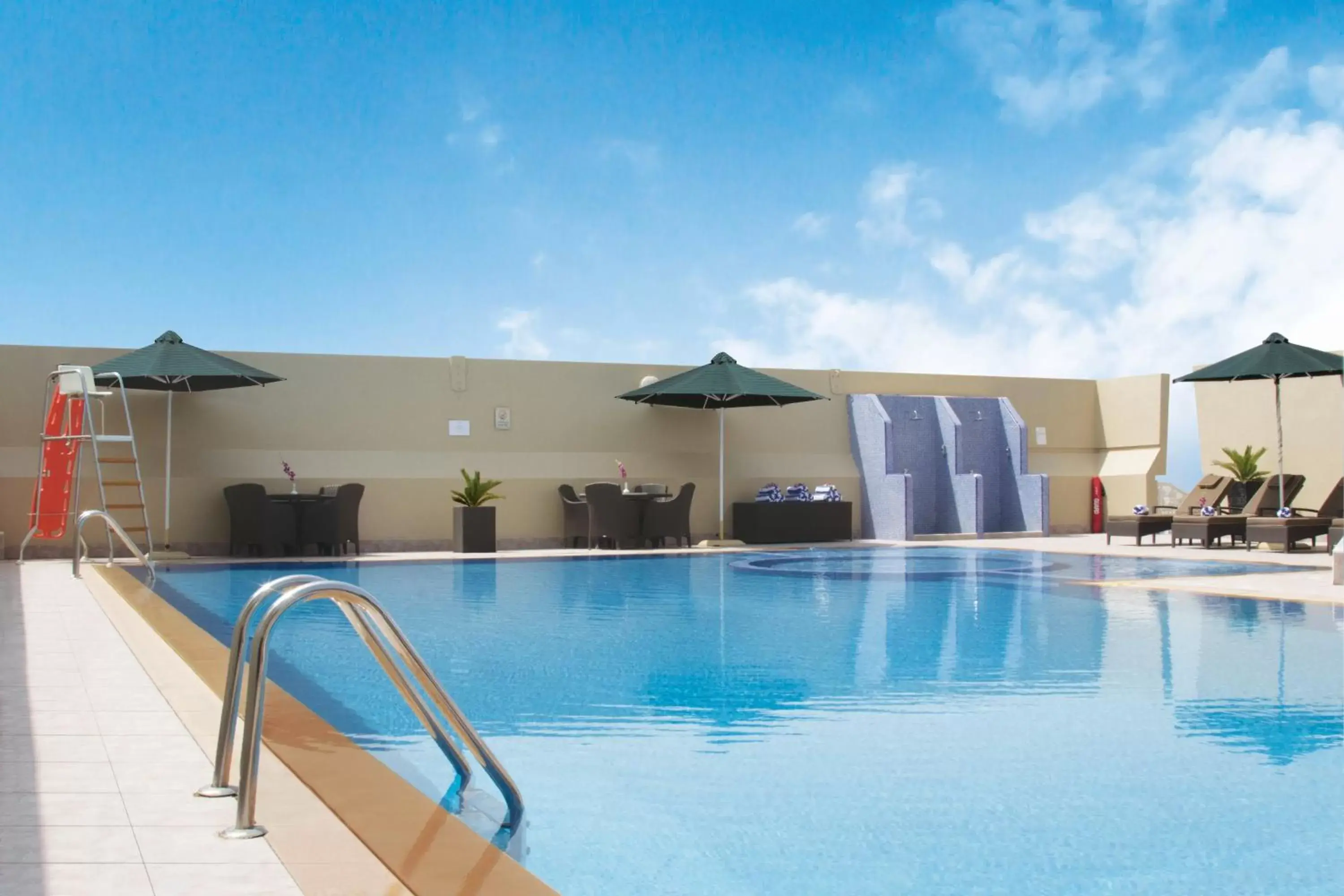 Swimming pool in Al Khoory Hotel Apartments Al Barsha