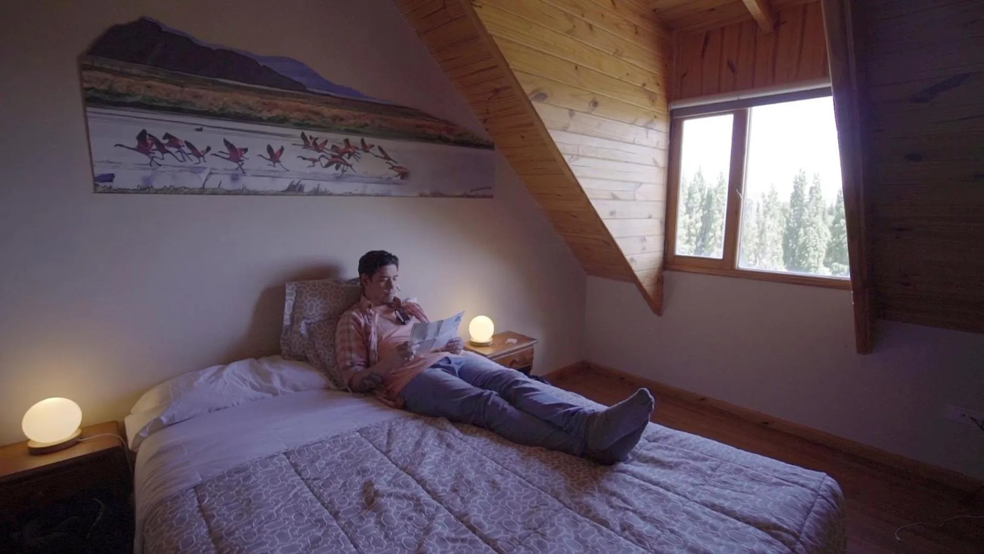 Bedroom, Bed in America Del Sur Calafate Hostel