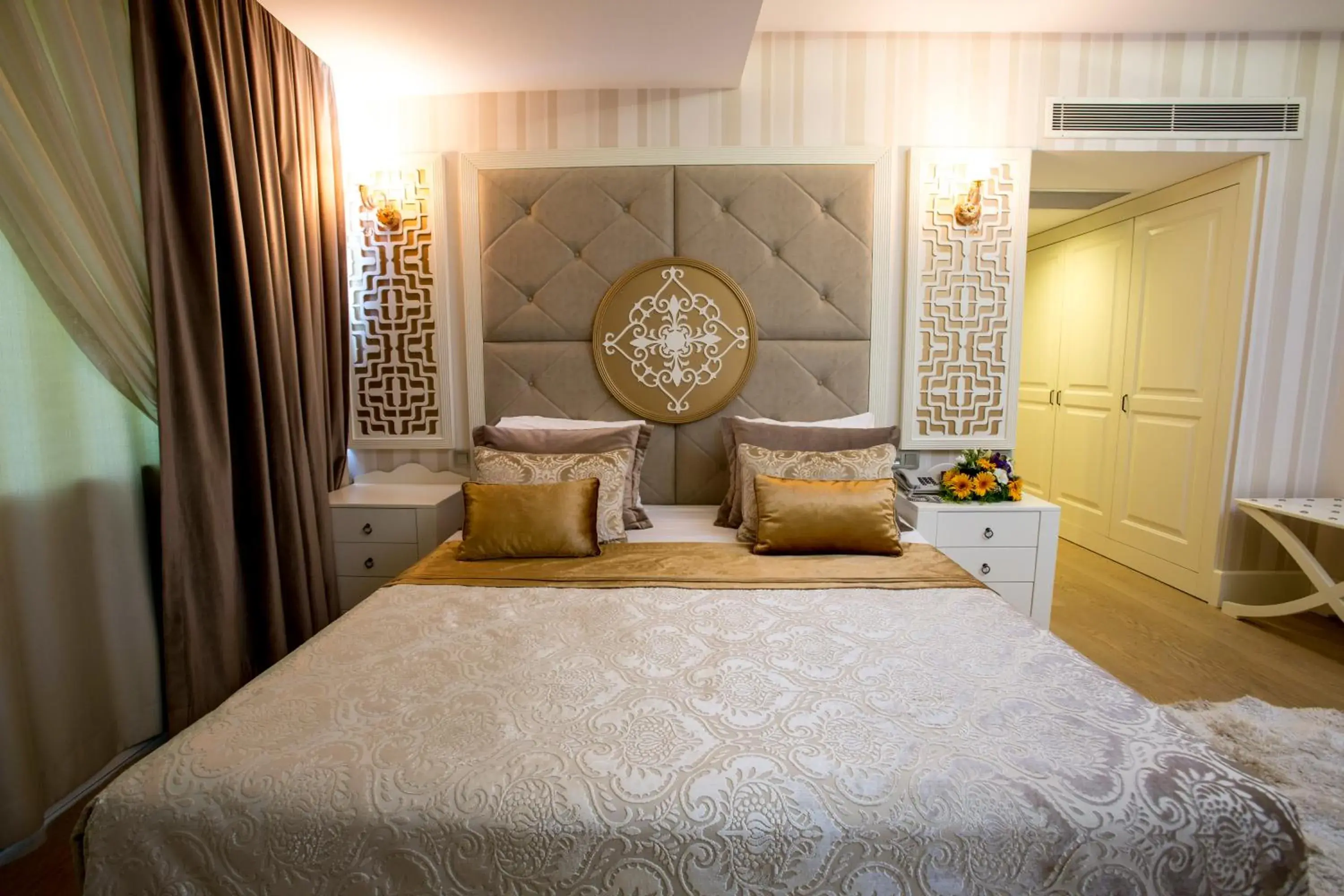 Bed in Fame Residence Kemer & Spa