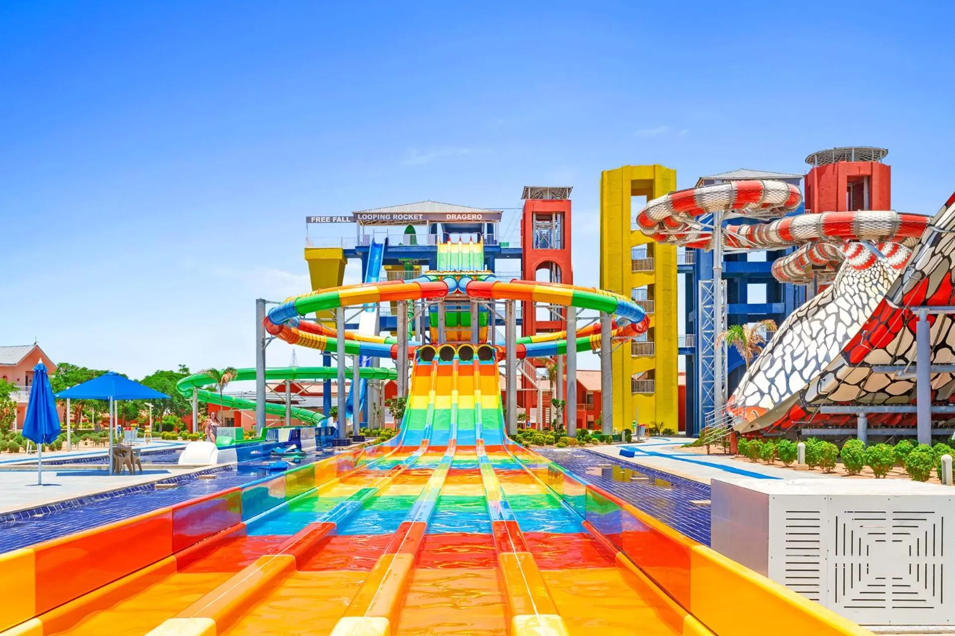 Aqua park in Pickalbatros Jungle Aqua Park - Neverland Hurghada