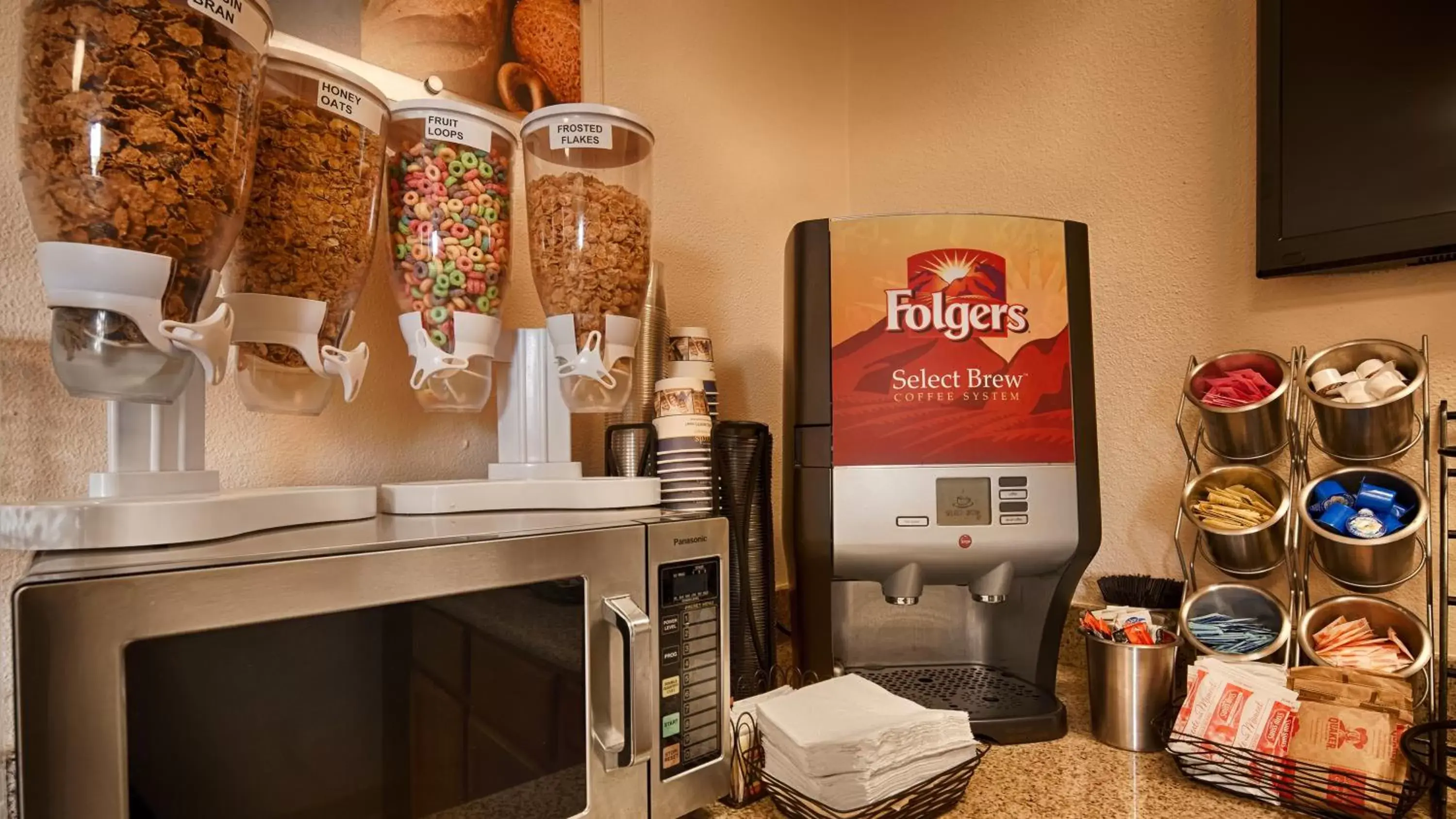 Continental breakfast in Super 8 by Wyndham McGehee Continental breakfast in Super 8 by Wyndham McGehee