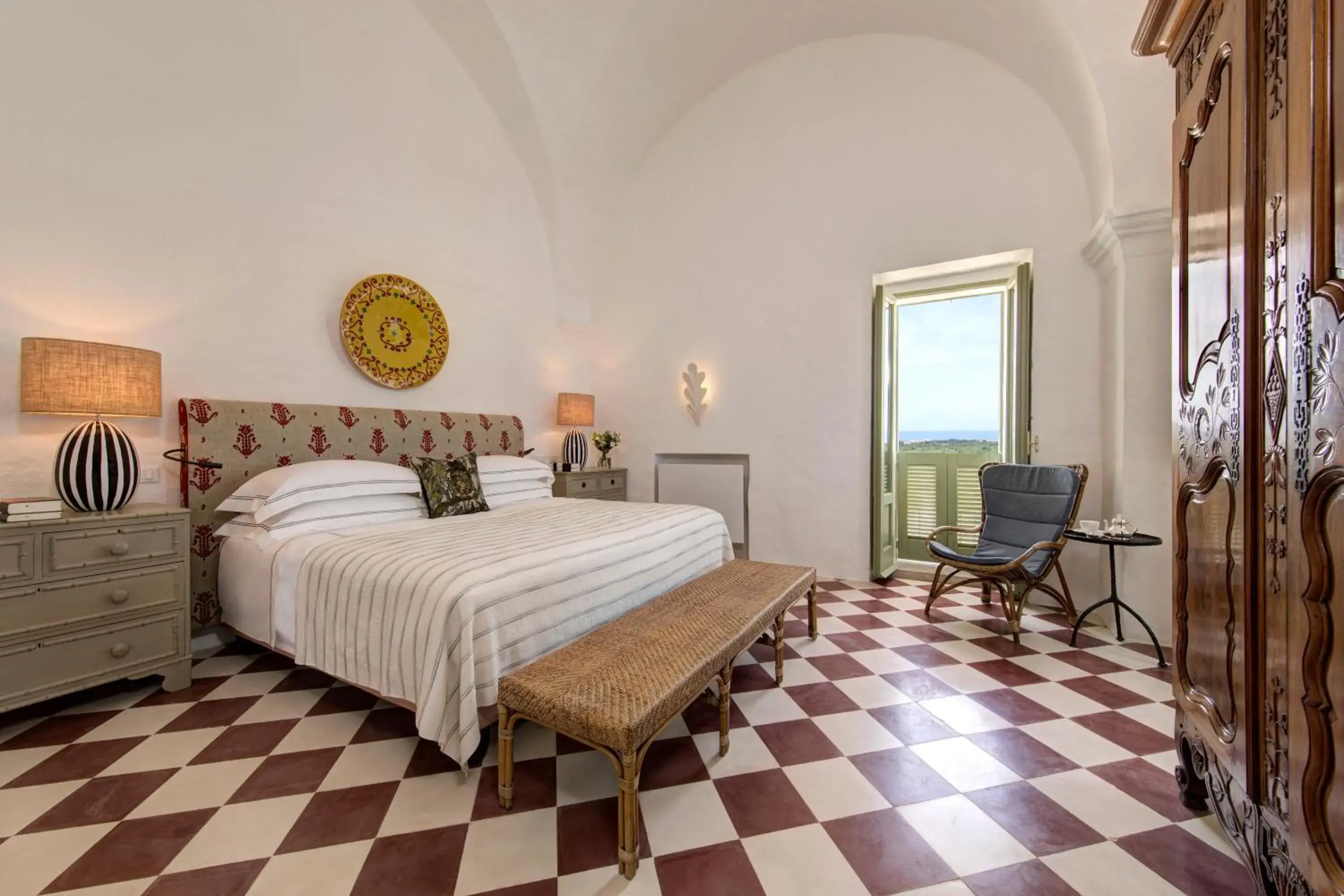 Bed in Rocco Forte Masseria Torre Maizza