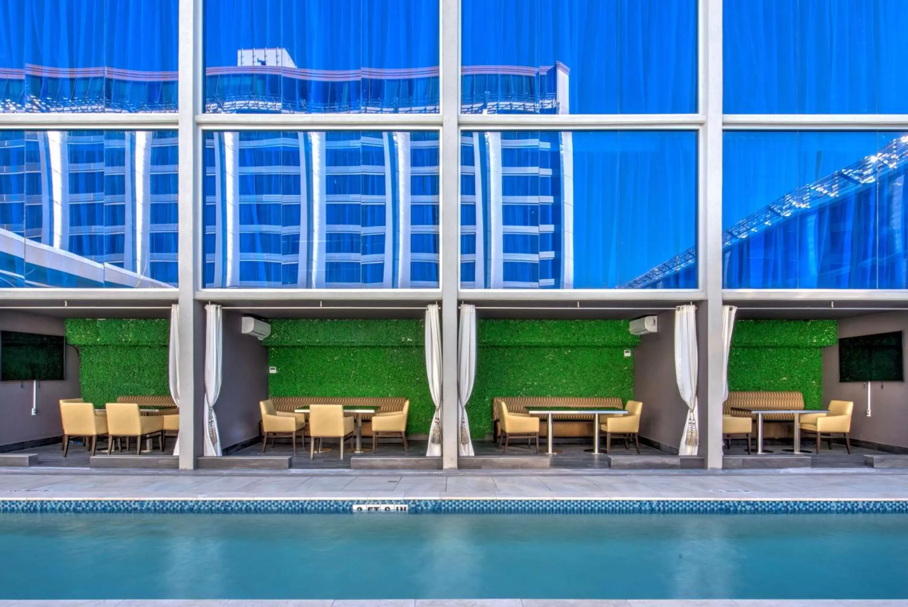 Pool view, Property Building in DoubleTree by Hilton Houston Brookhollow
