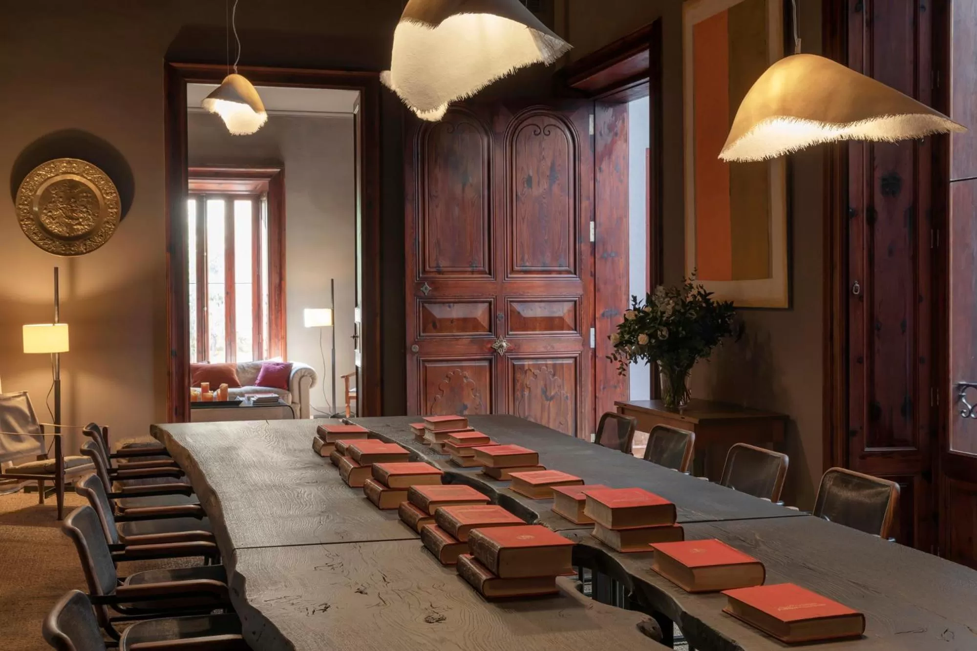 Communal lounge/ TV room in Can Cera Hotel