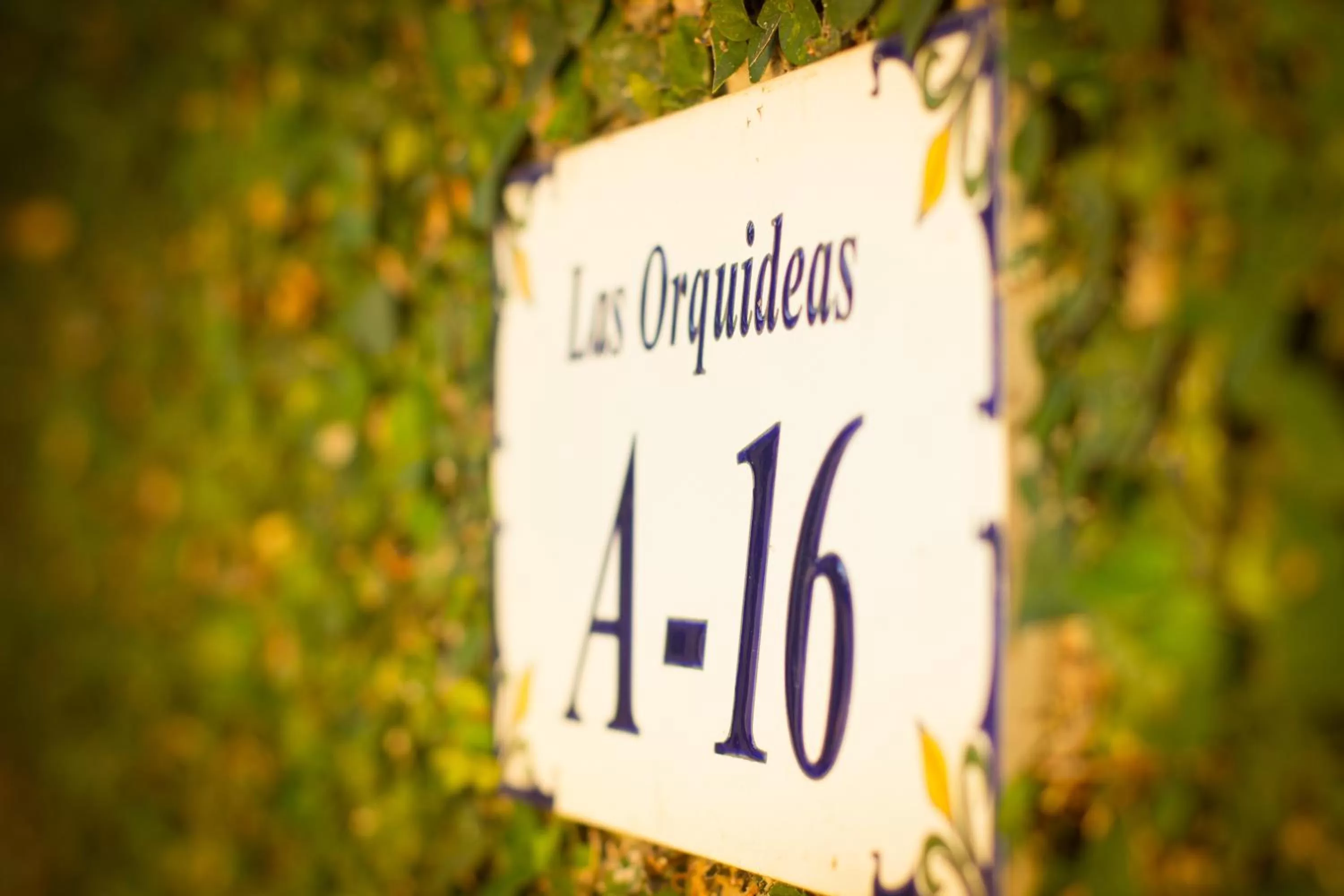 Text overlay in Las Orquideas Parque Hotel