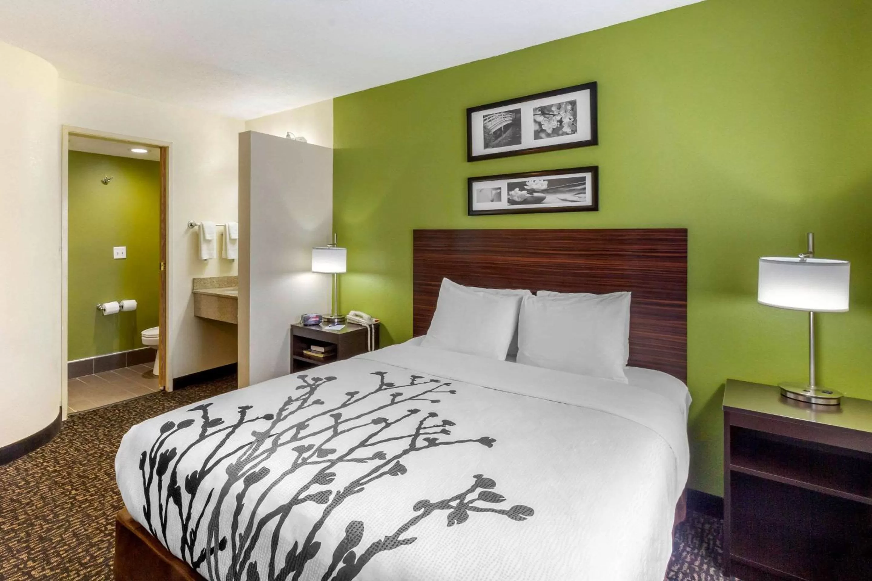 Photo of the whole room, Bed in Sleep Inn Ogden near Event Center