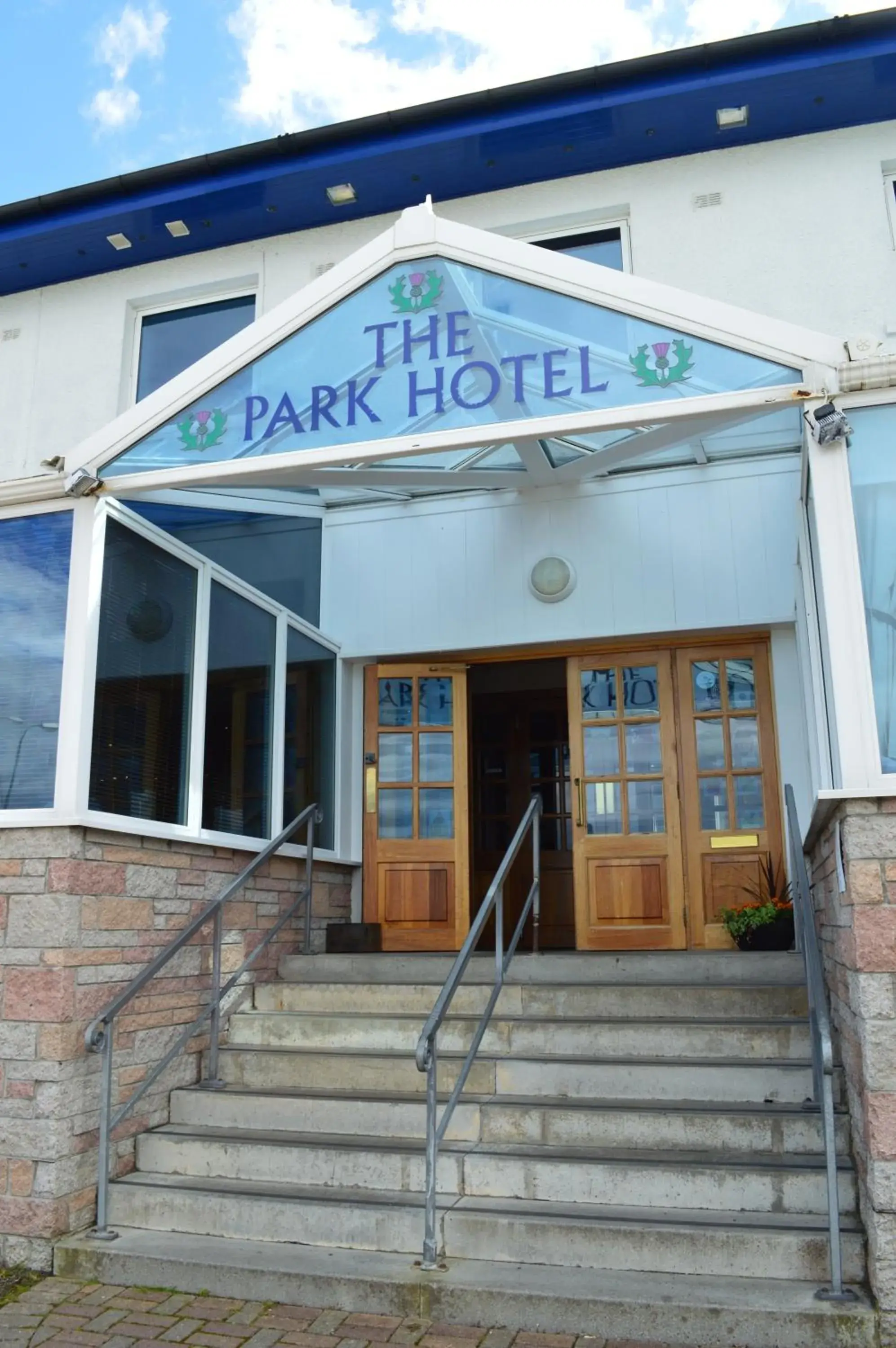 Facade/entrance in Park Hotel