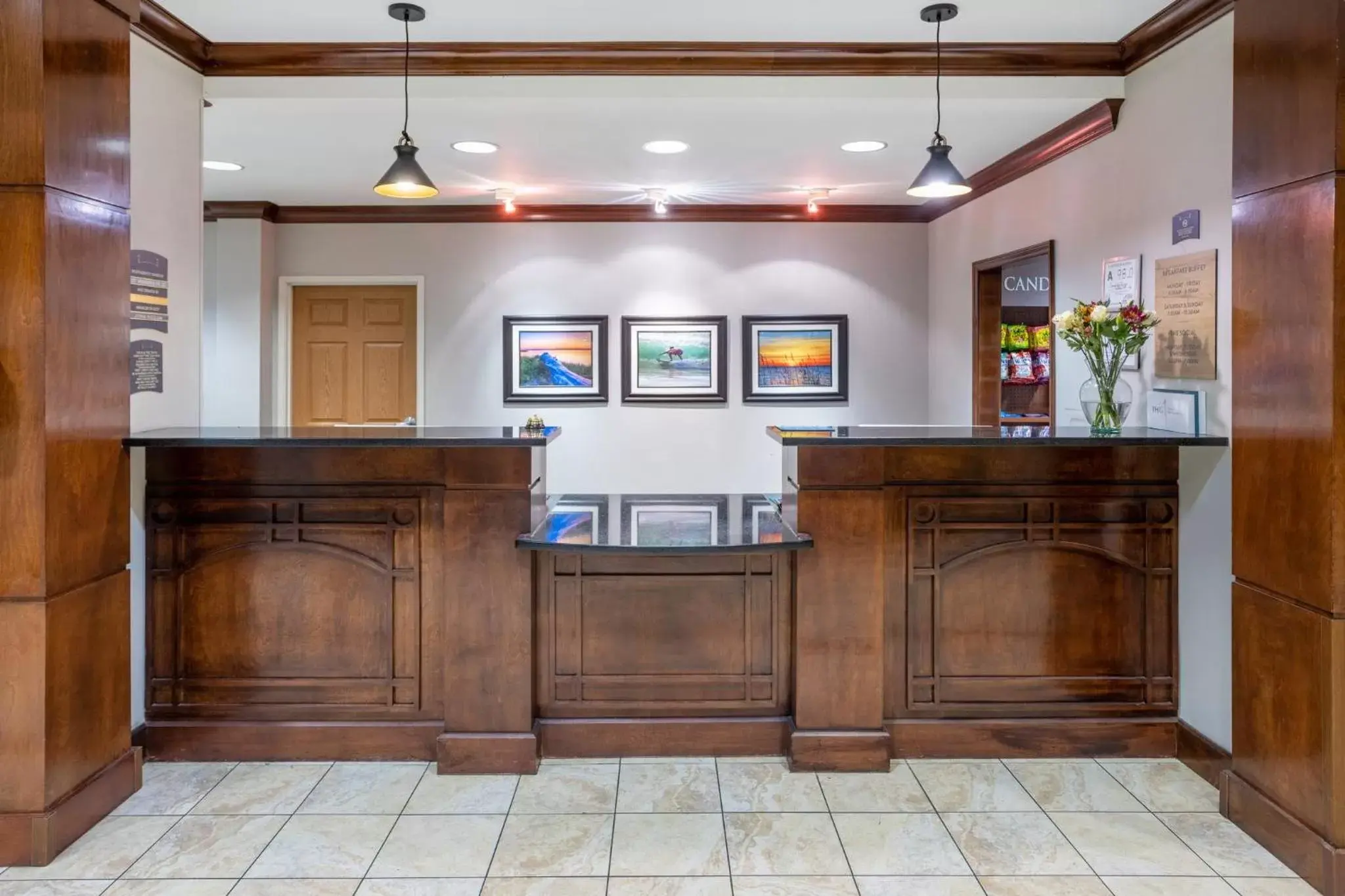 Property building, Lobby/Reception in Staybridge Suites Wilmington East, an IHG Hotel