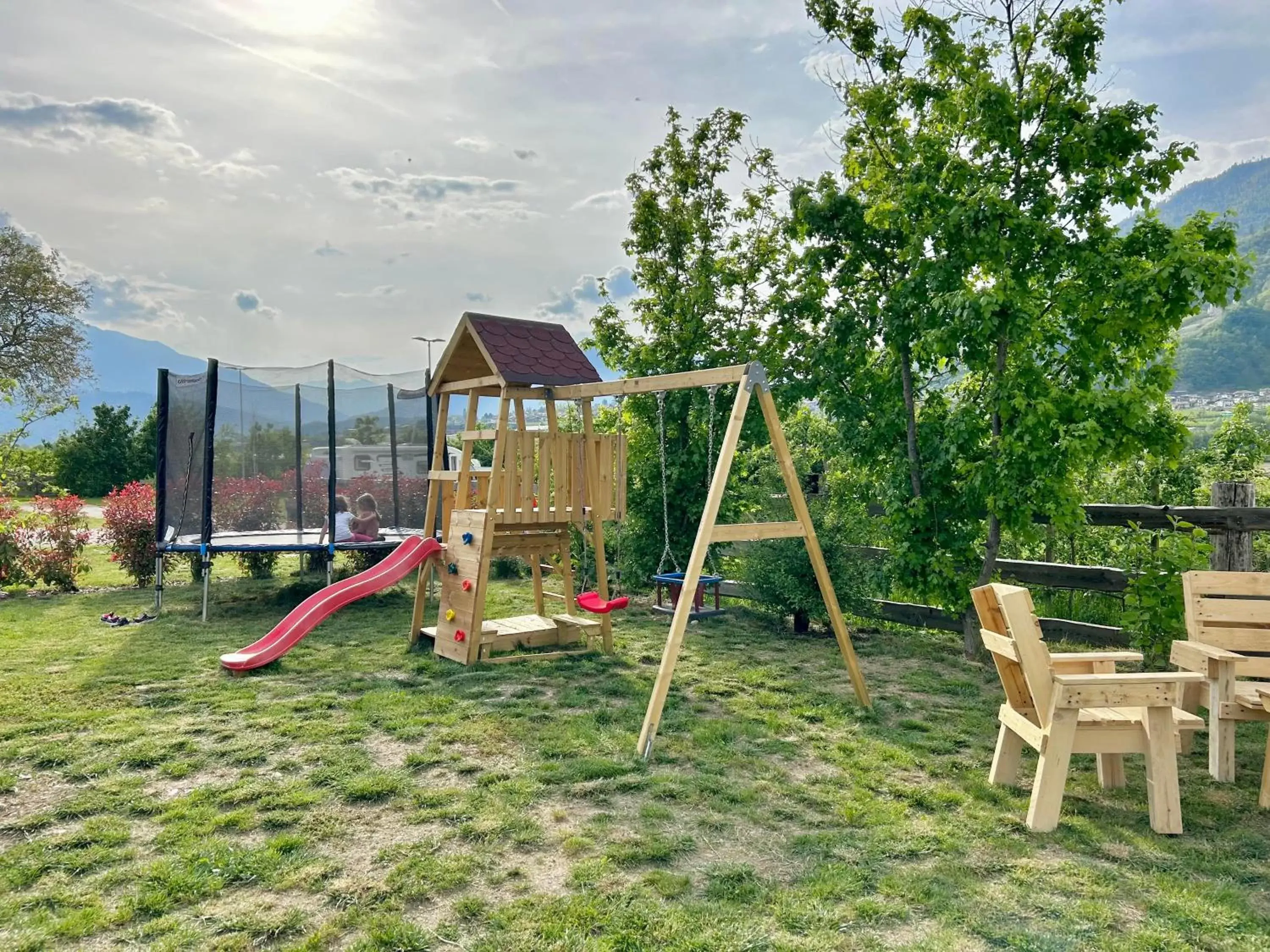 Children play ground, Children's Play Area in Agritur Airone Bed & Camping