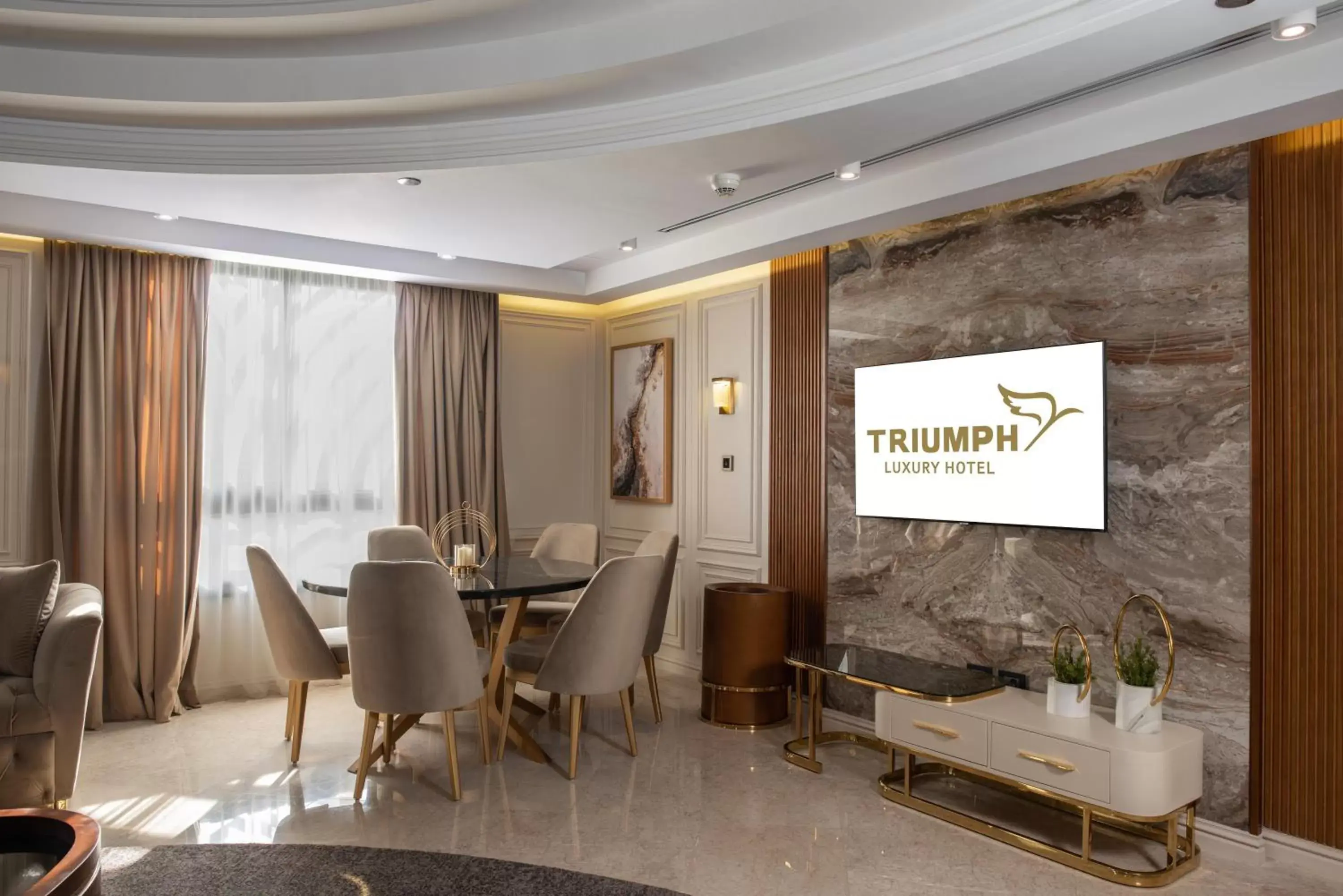 Photo of the whole room in Triumph Luxury Hotel
