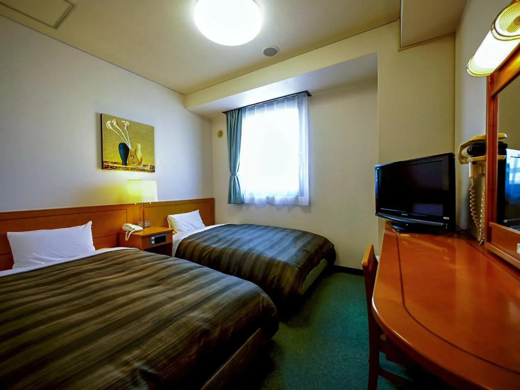 Day, Bed in Hotel Route Inn Shimada Yoshida Inter