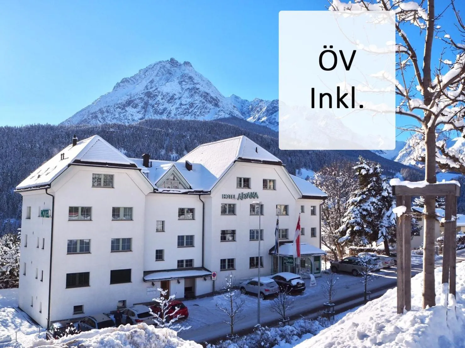 Facade/entrance in Typically Swiss Hotel Altana