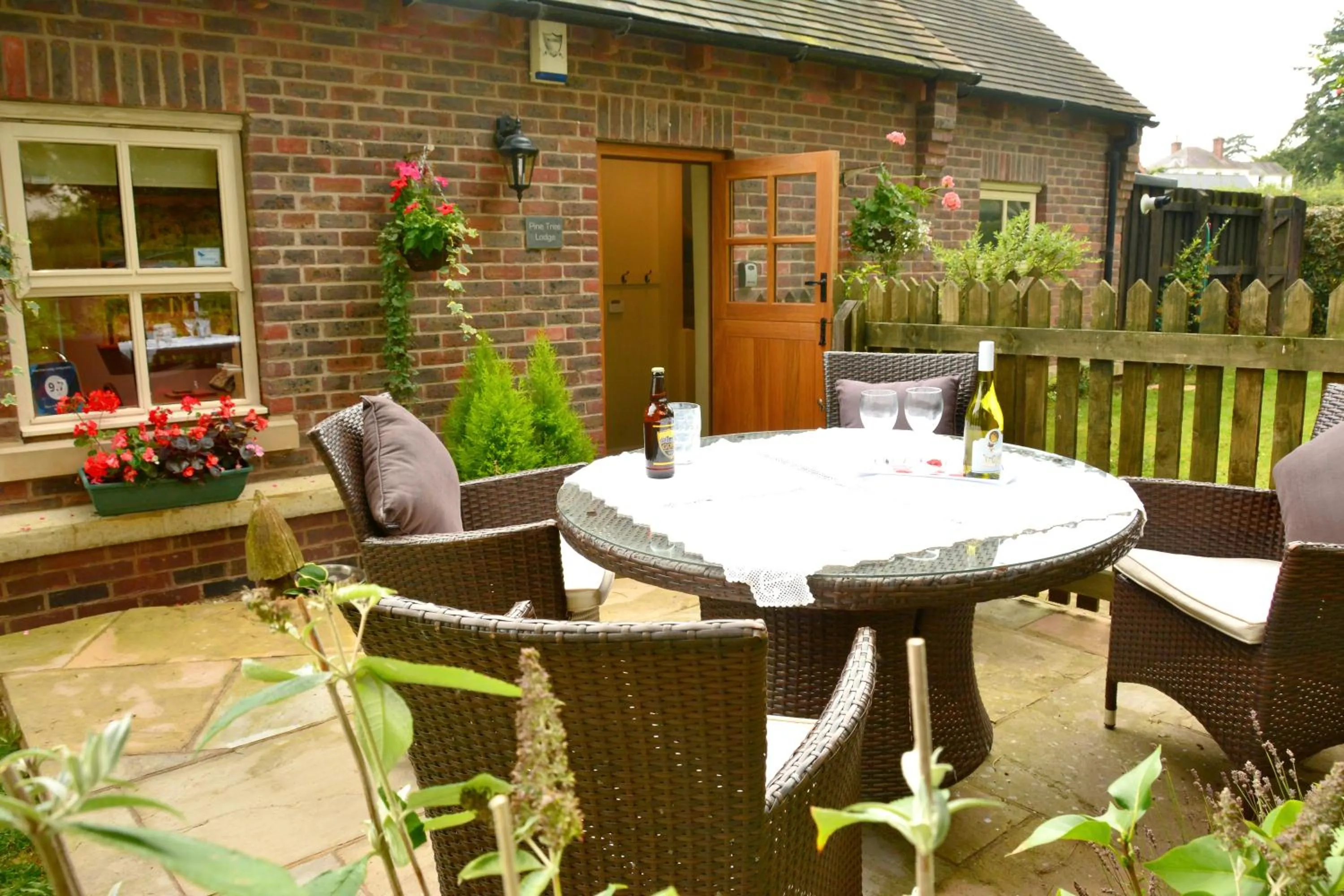 Balcony/Terrace in Pine Tree Lodge, Bridgnorth