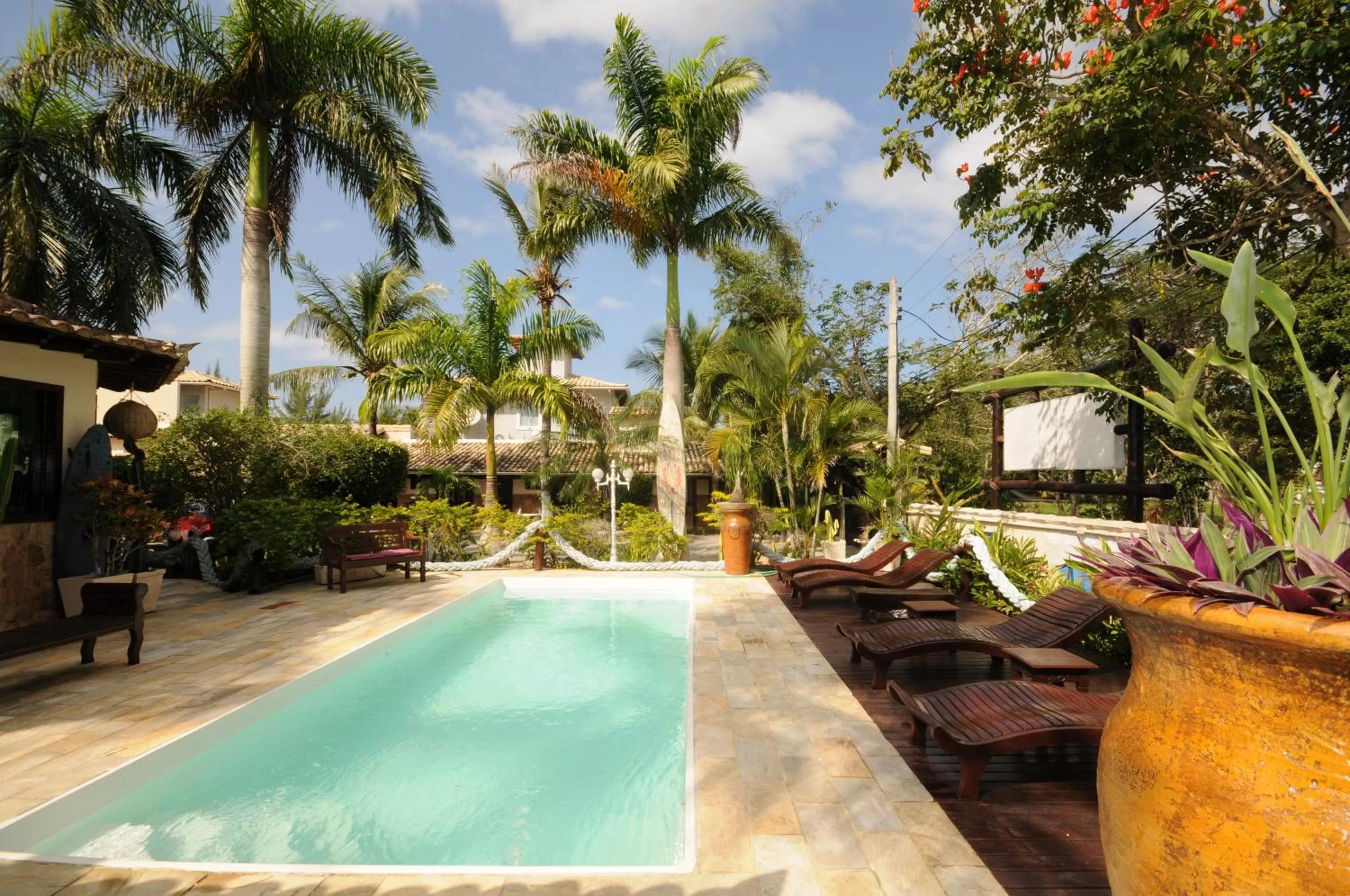 Pool view in Mar e Terra Concept Pousada