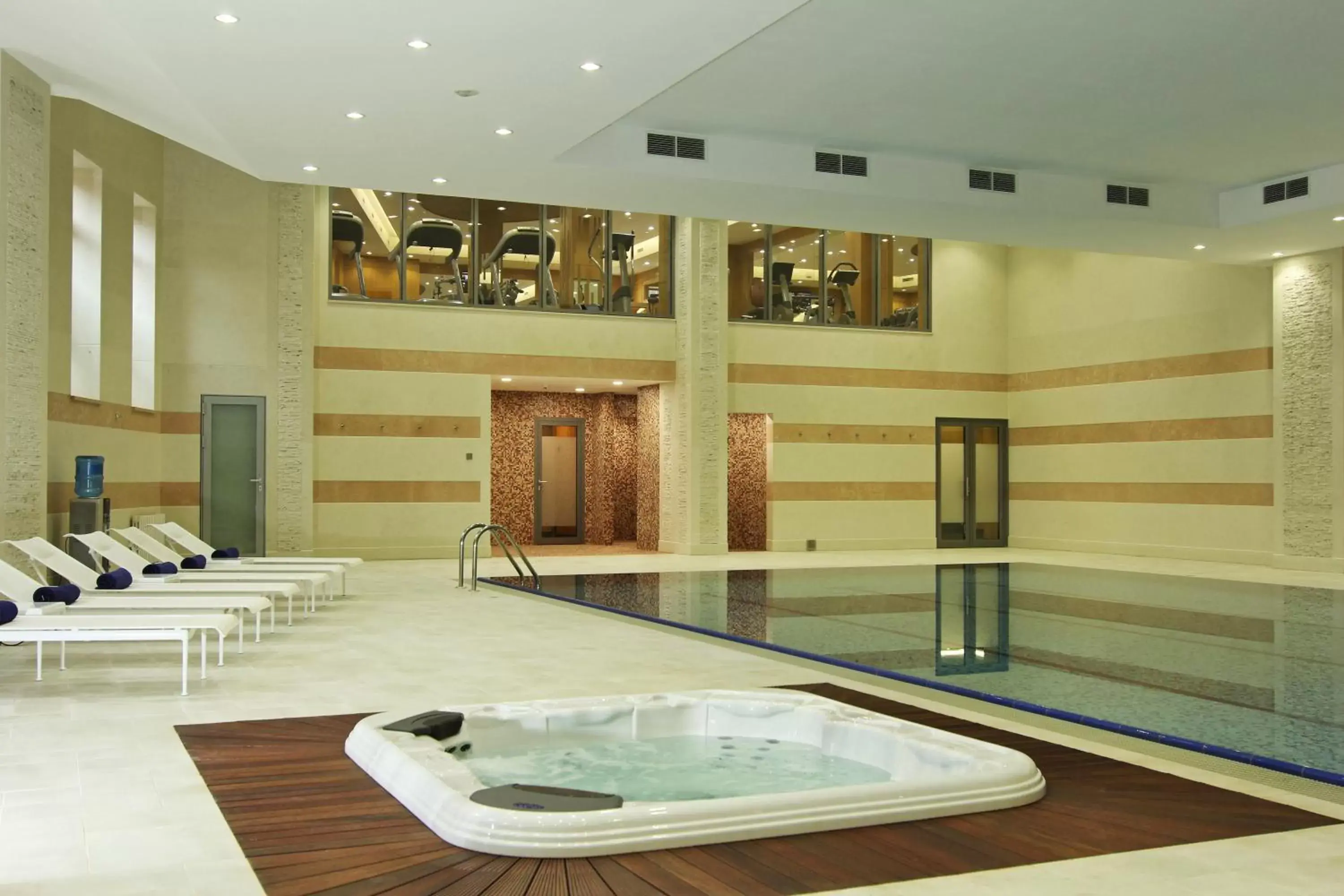 Hot Tub, Swimming Pool in Orion Hotel Bishkek