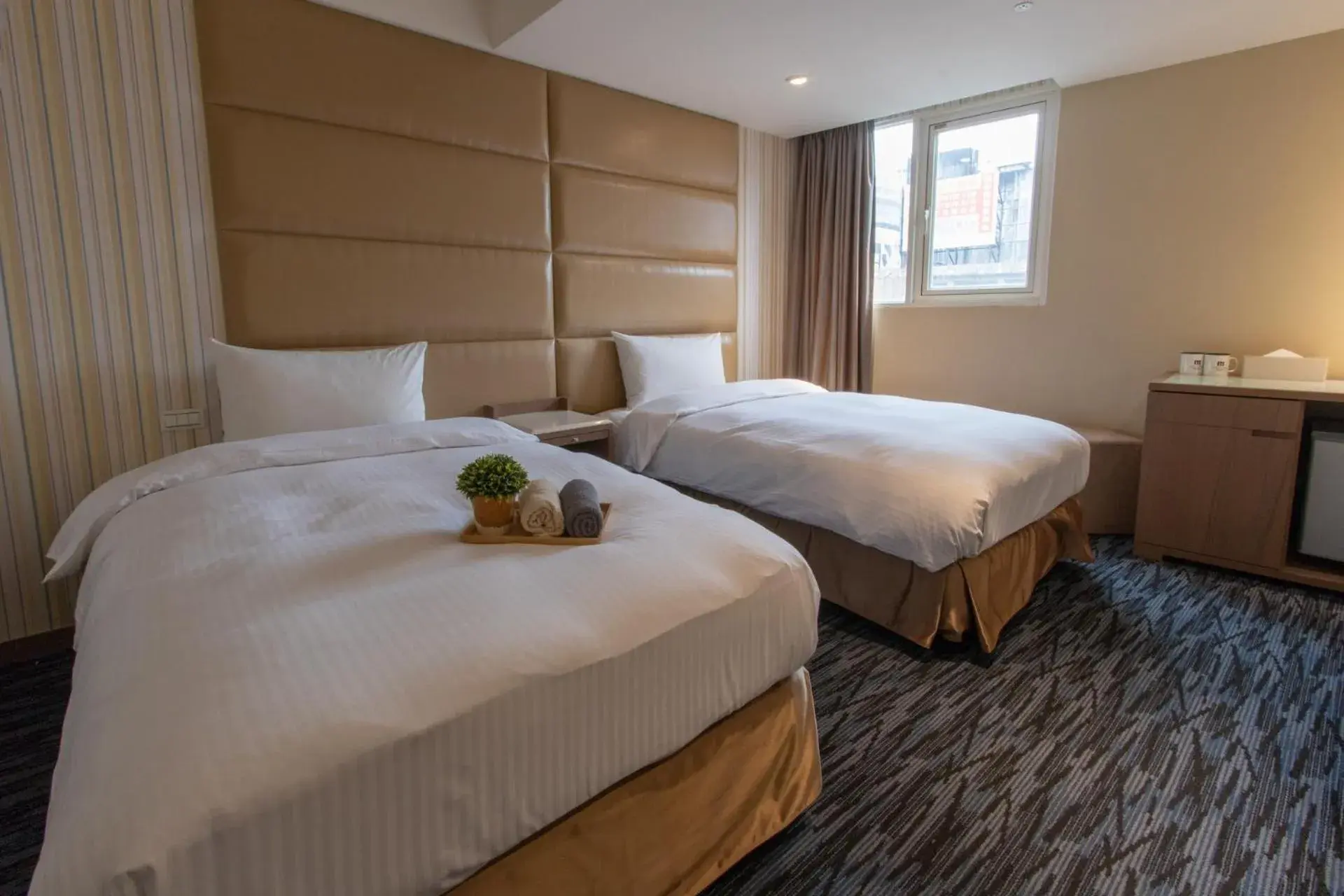 Bed in Muzik Hotel - Ximen Station Branch