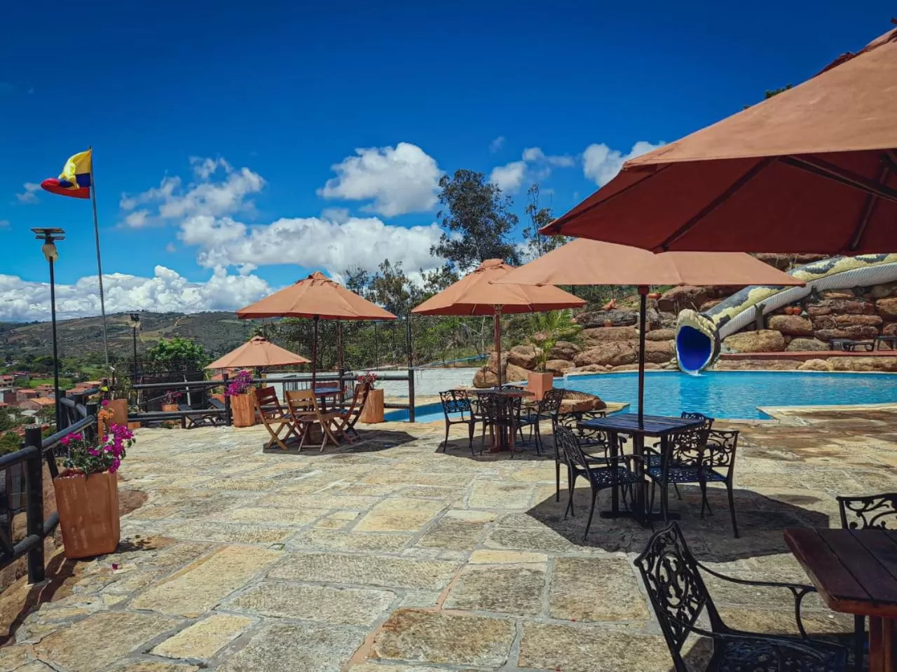 Patio in Hotel Las Rocas Resort Villanueva