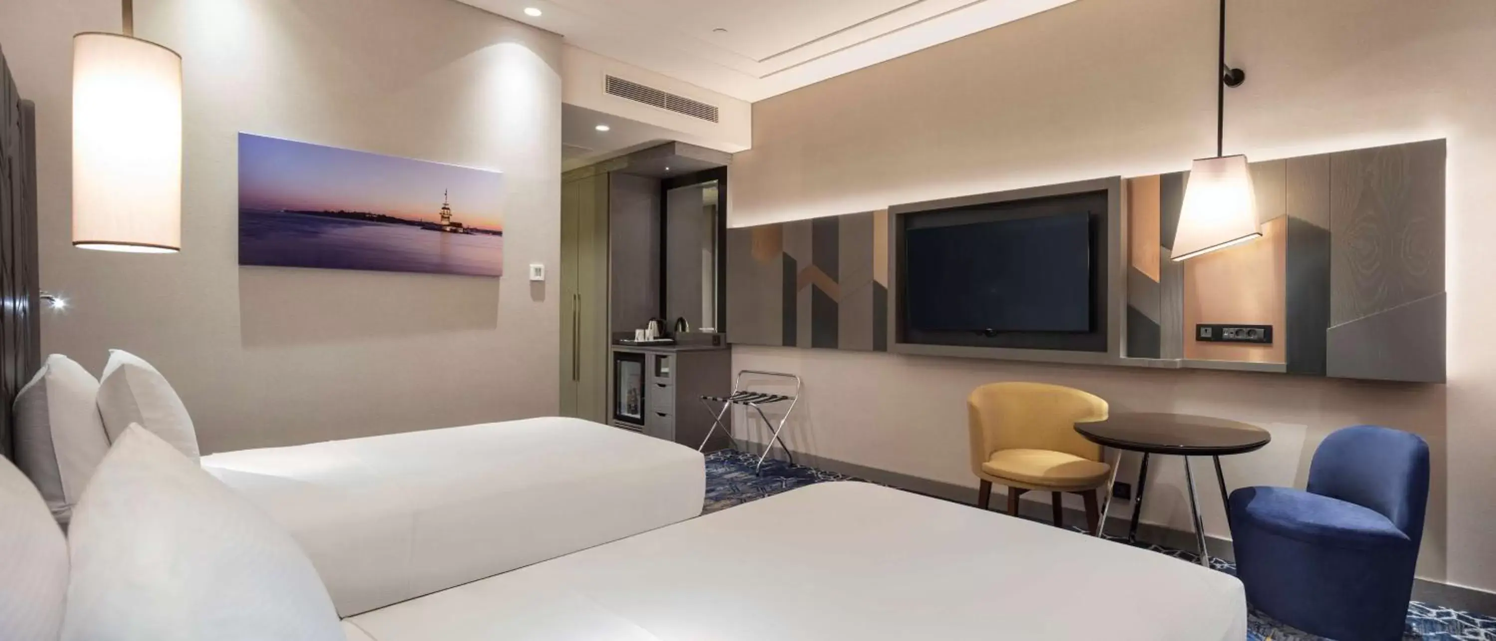 Bed in Hilton Istanbul Bakirkoy Bed in Hilton Istanbul Bakirkoy