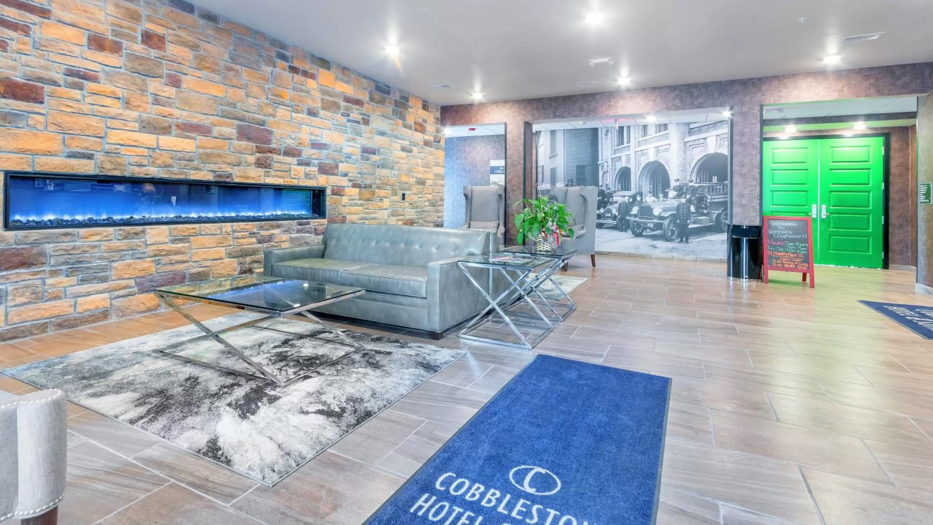 Lobby or reception in Cobblestone Hotel & Suites - Janesville