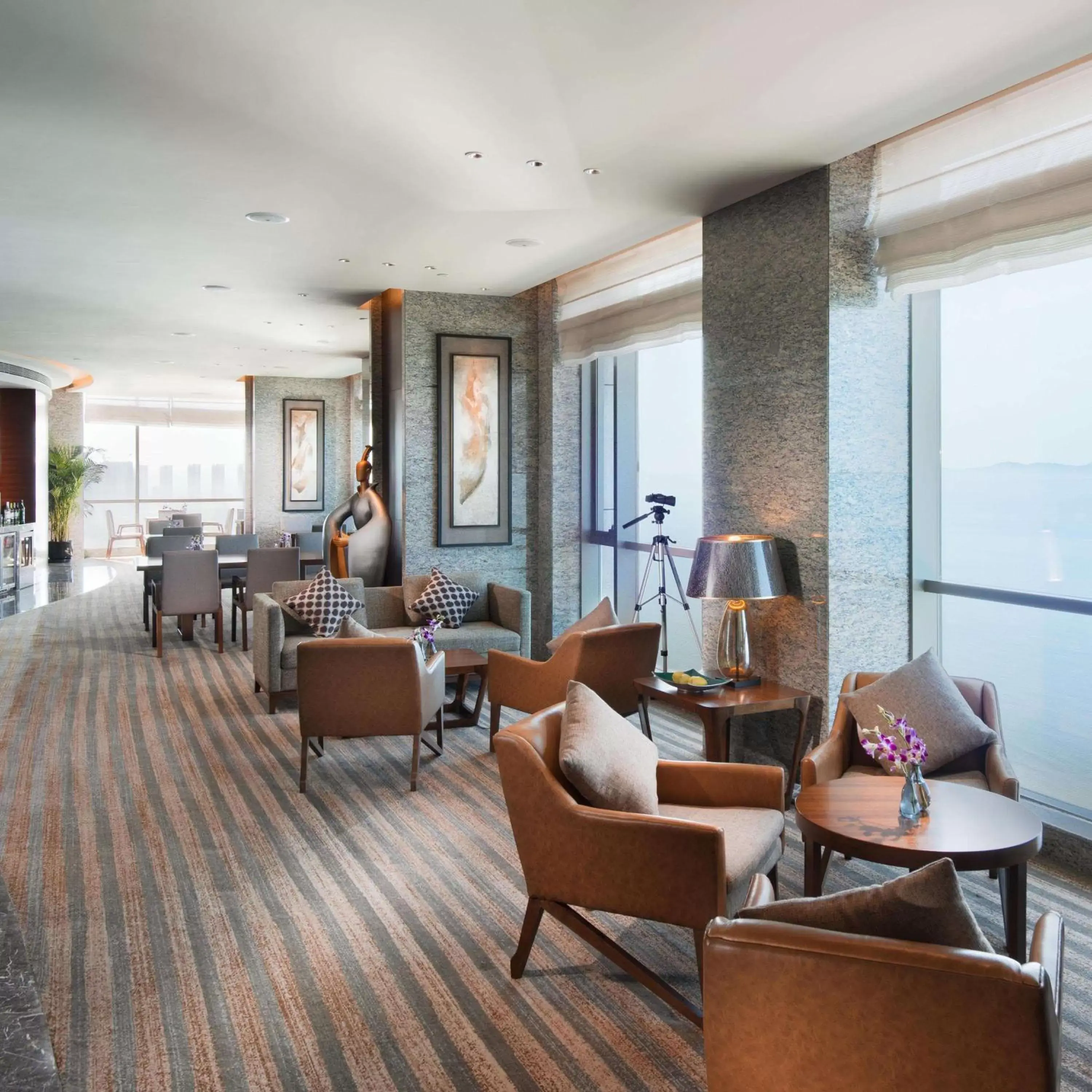 Property building, Seating Area in Hilton Yantai Golden Coast