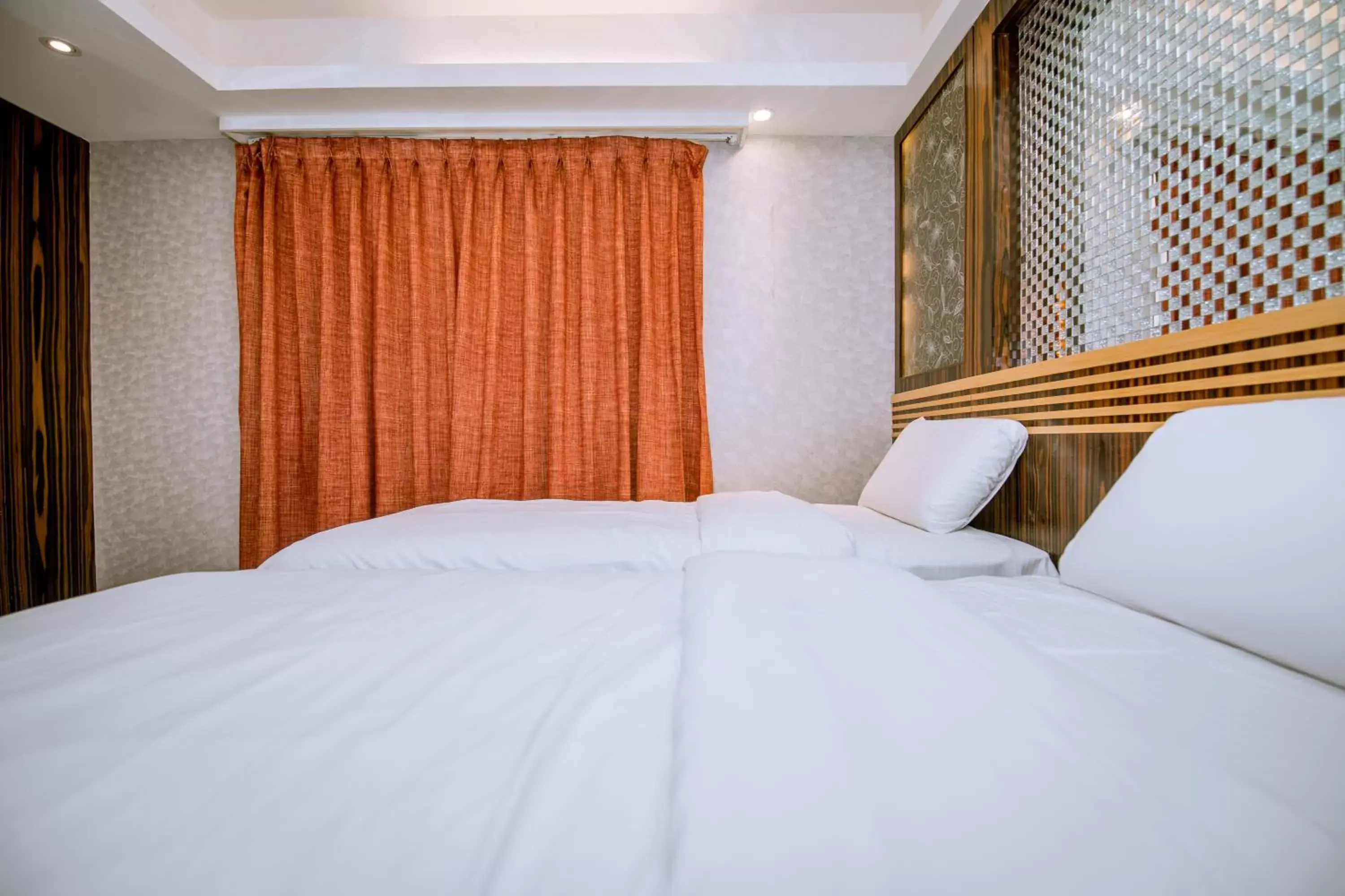 Bed in Guide Hotel Taipei Xinyi