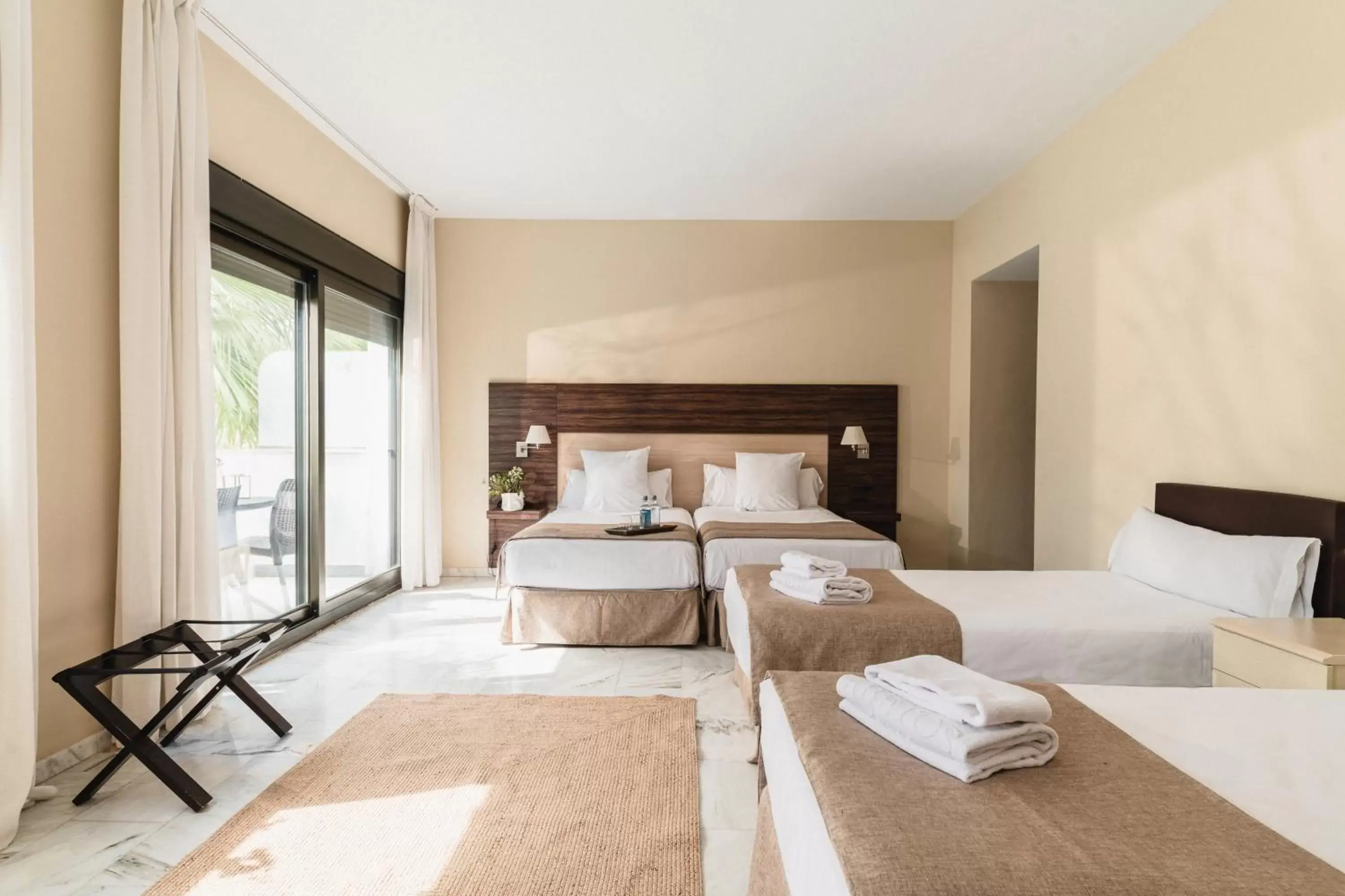 Bed in Hotel Finca Los Abetos