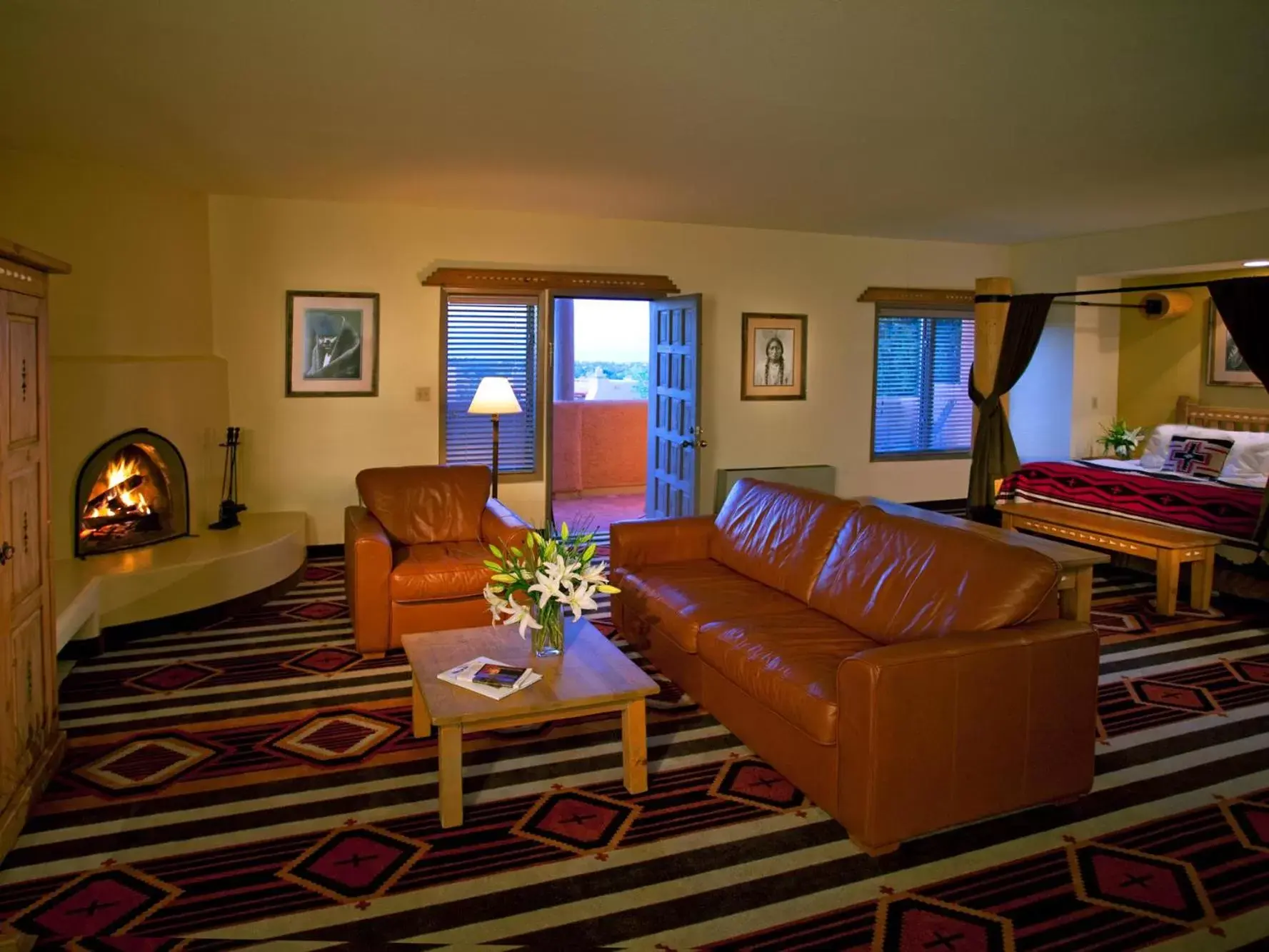 Day, Seating Area in The Lodge at Santa Fe