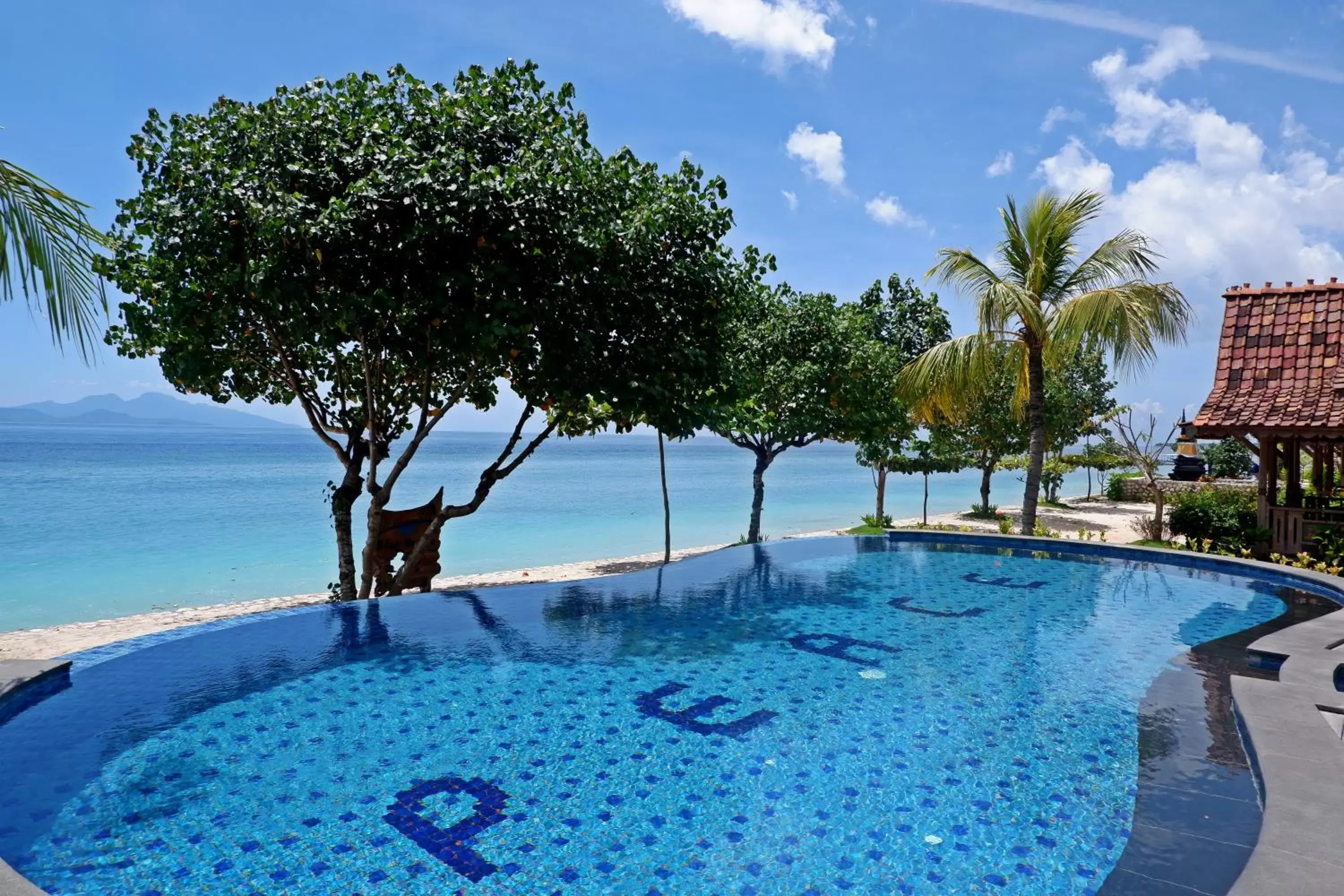 Swimming pool in Blue Harbor Beachfront Villas & Resto Swimming pool in Blue Harbor Beachfront Villas & Resto