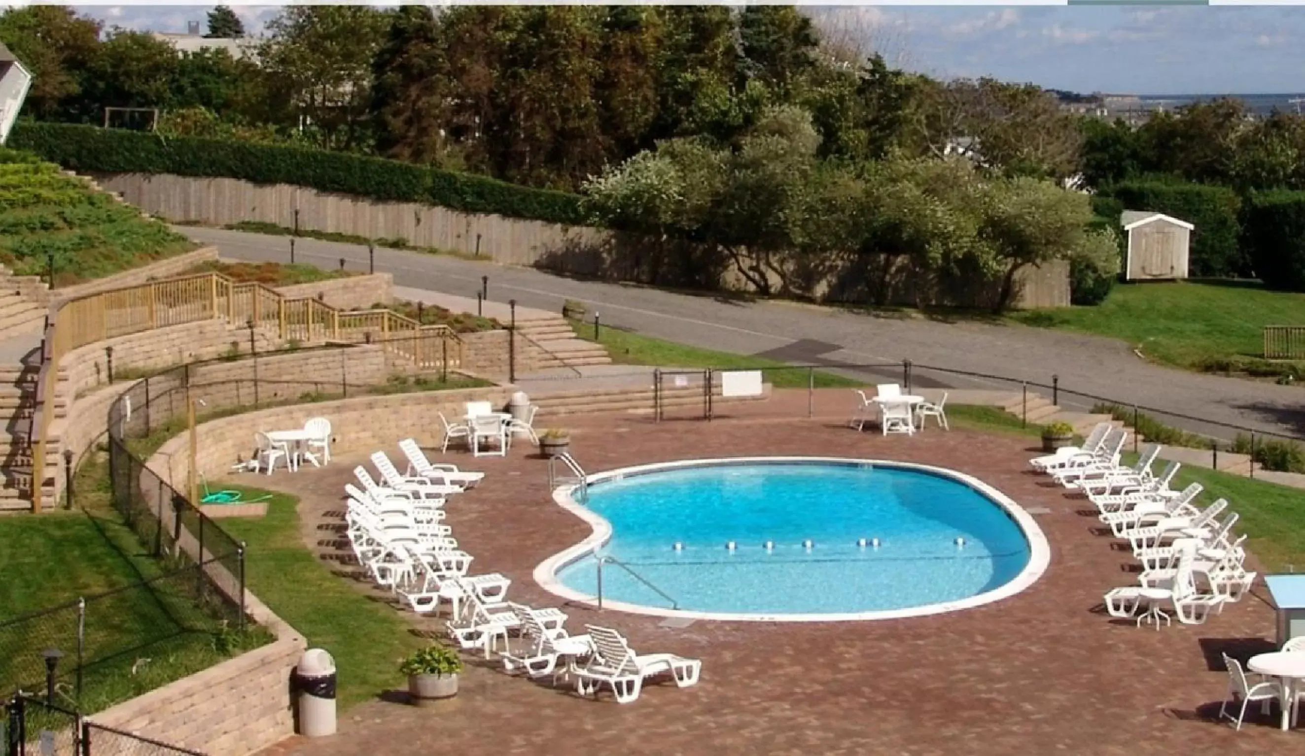 Swimming Pool in Beachcomber Resort at Montauk