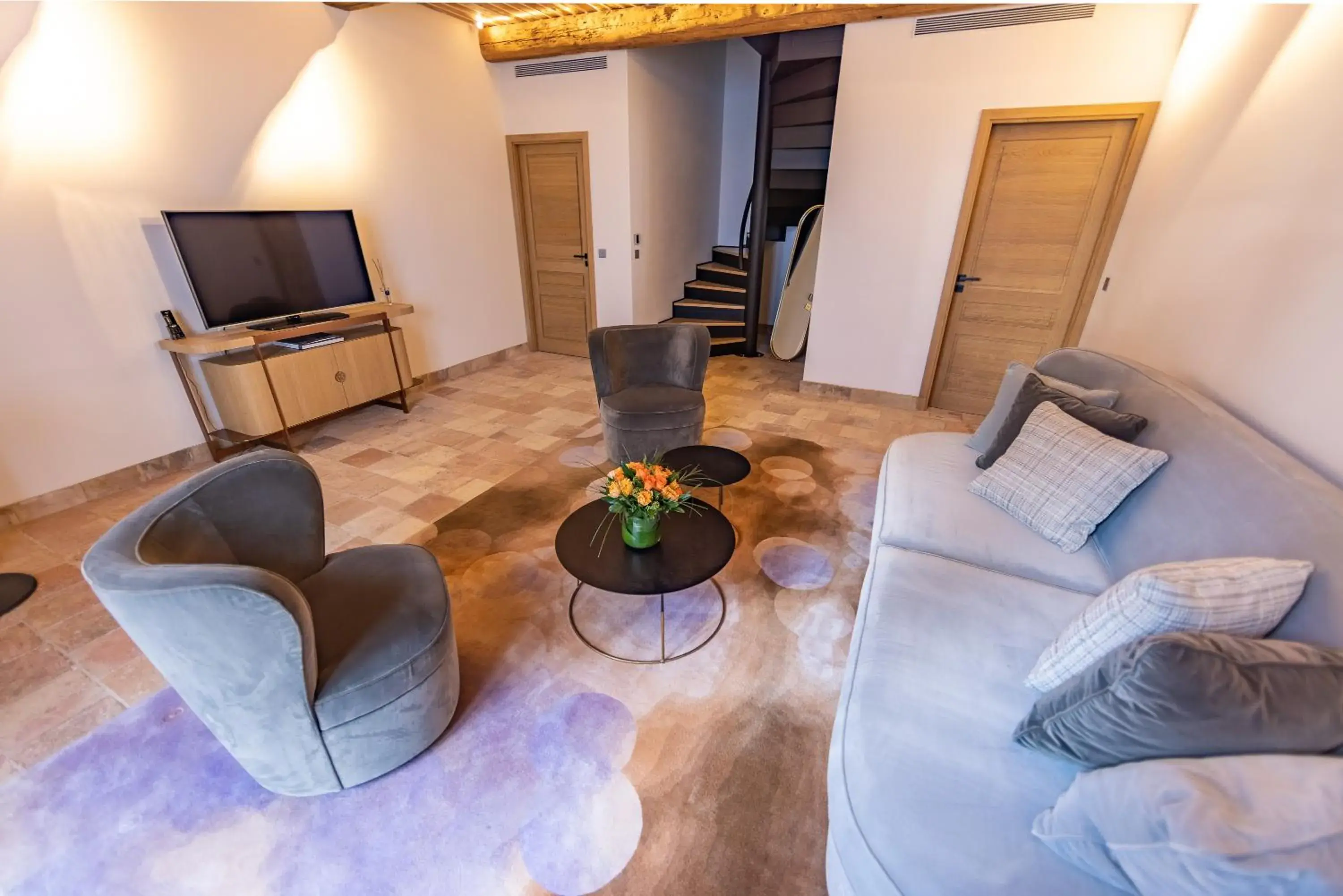 Communal lounge/ TV room, Seating Area in Château de la Gaude