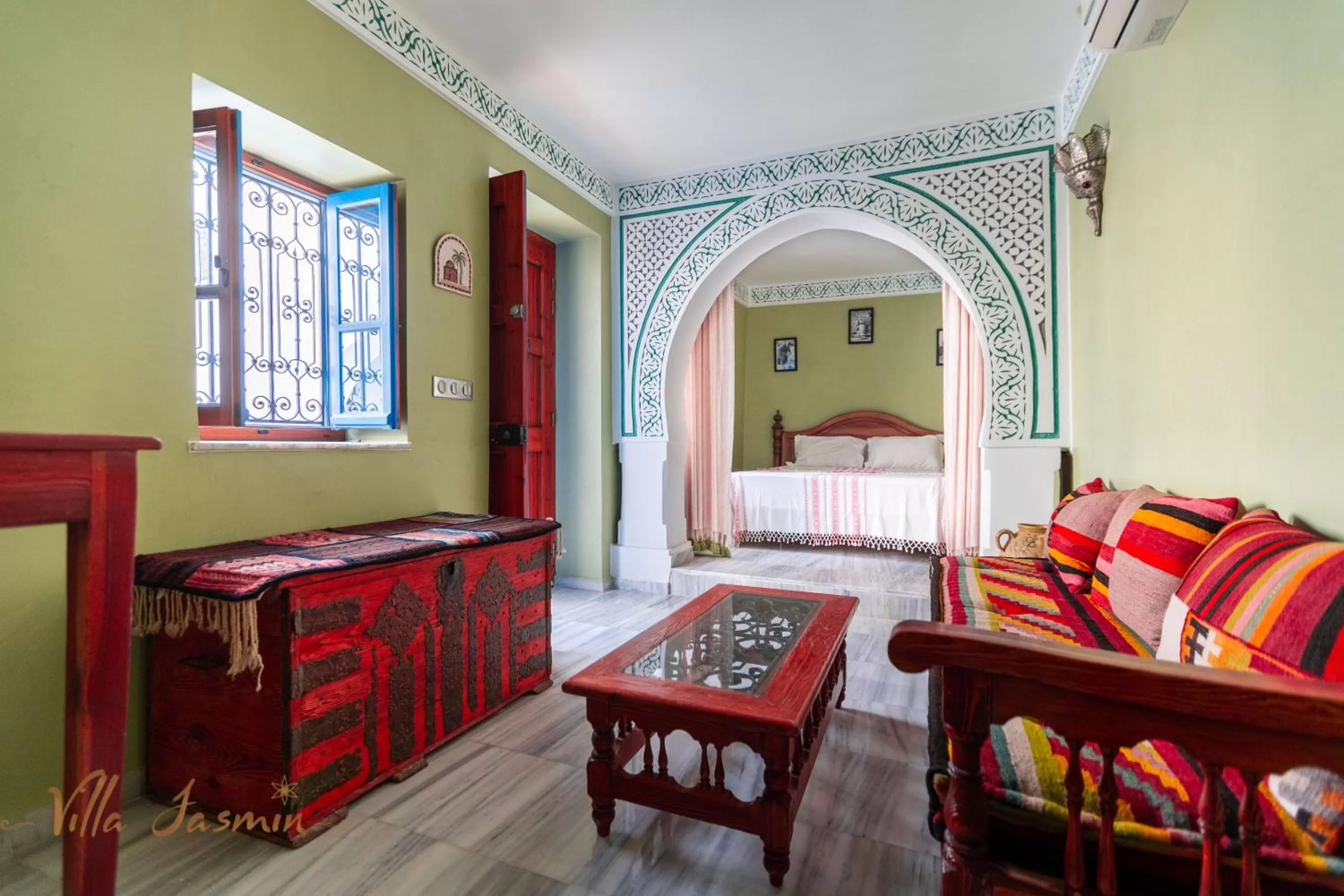 Photo of the whole room, Bed in Villa Jasmin