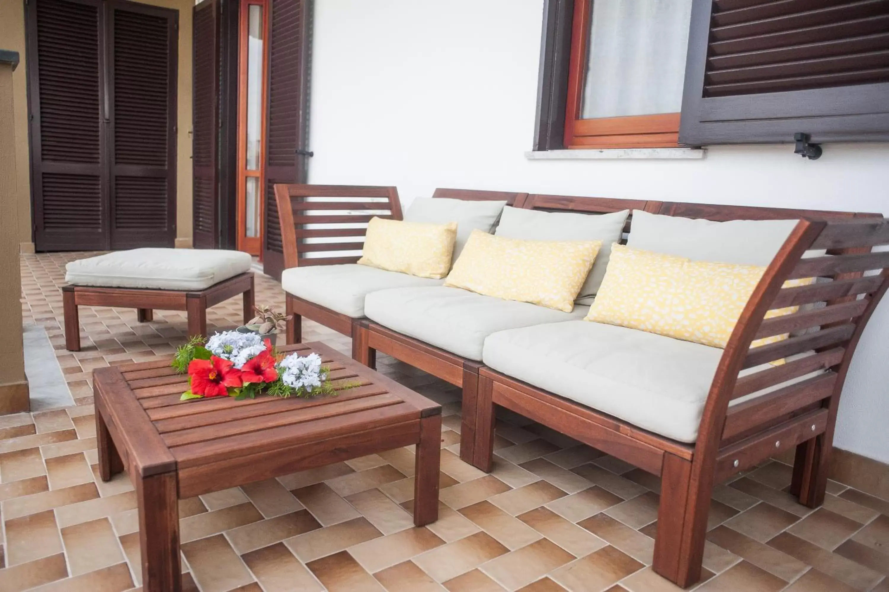 Balcony/Terrace, Seating Area in Pompei Suite