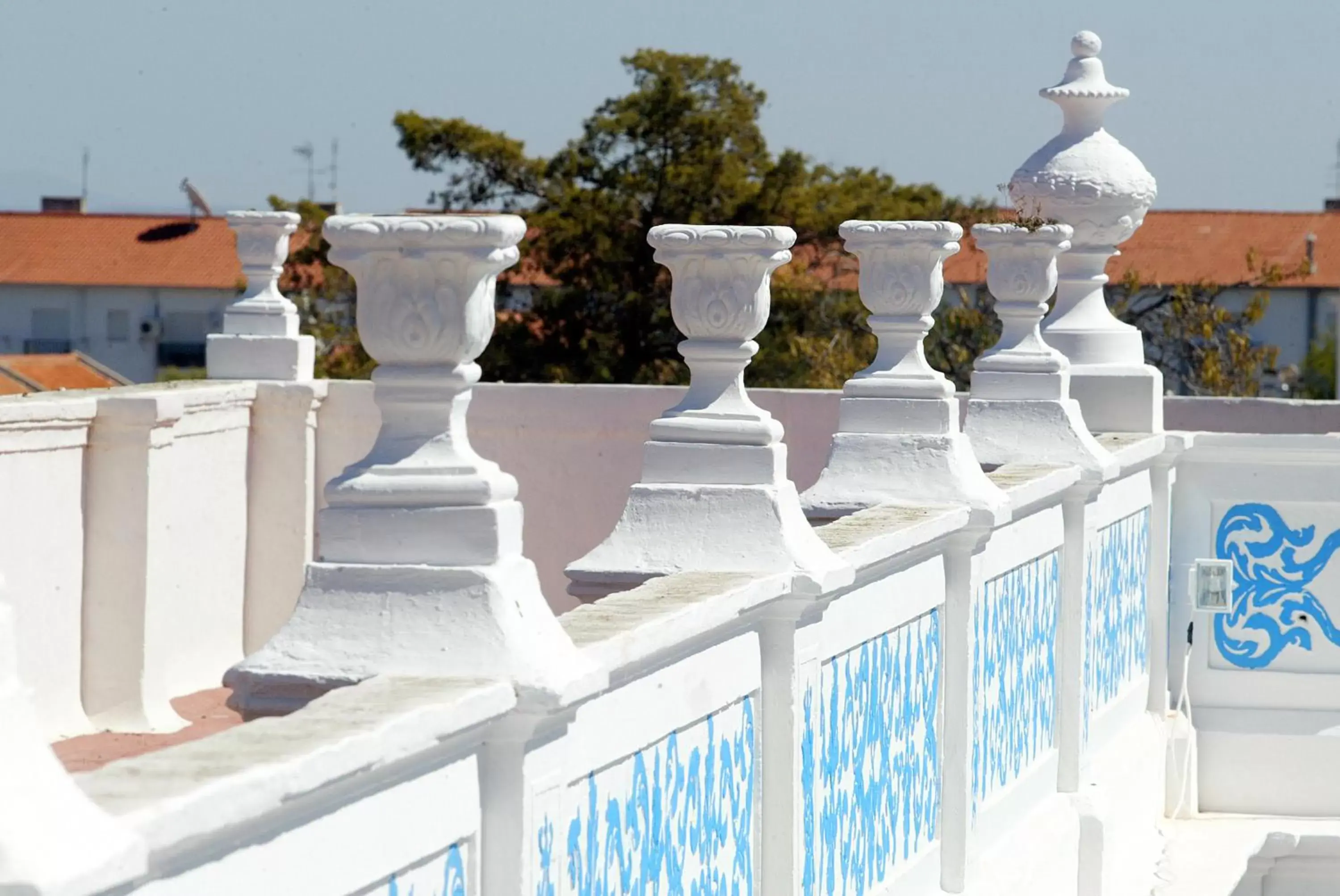 Decorative detail, Balcony/Terrace in Hotel de Moura