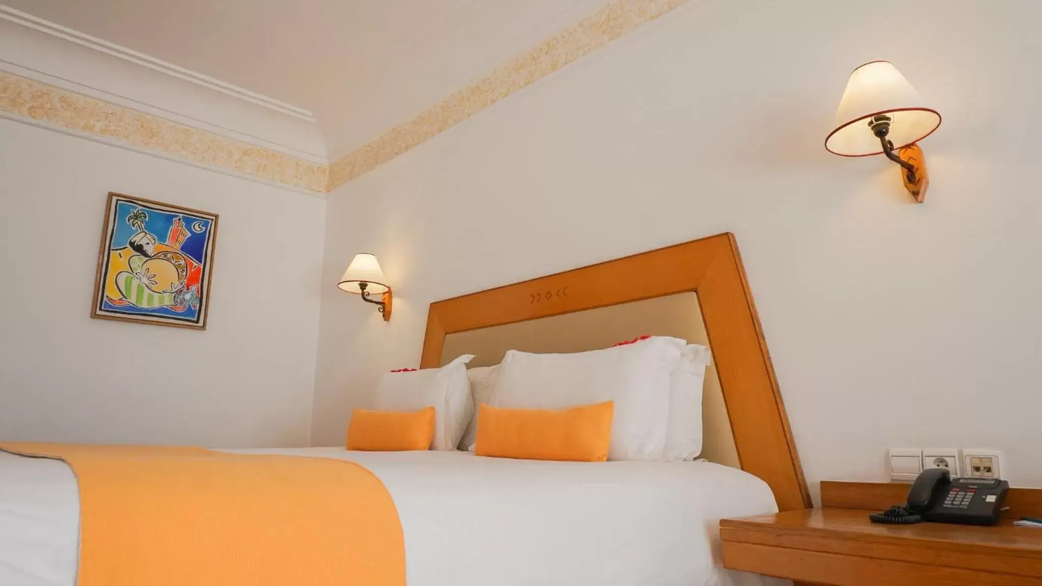 Bed in Hotel Timoulay and Spa Agadir