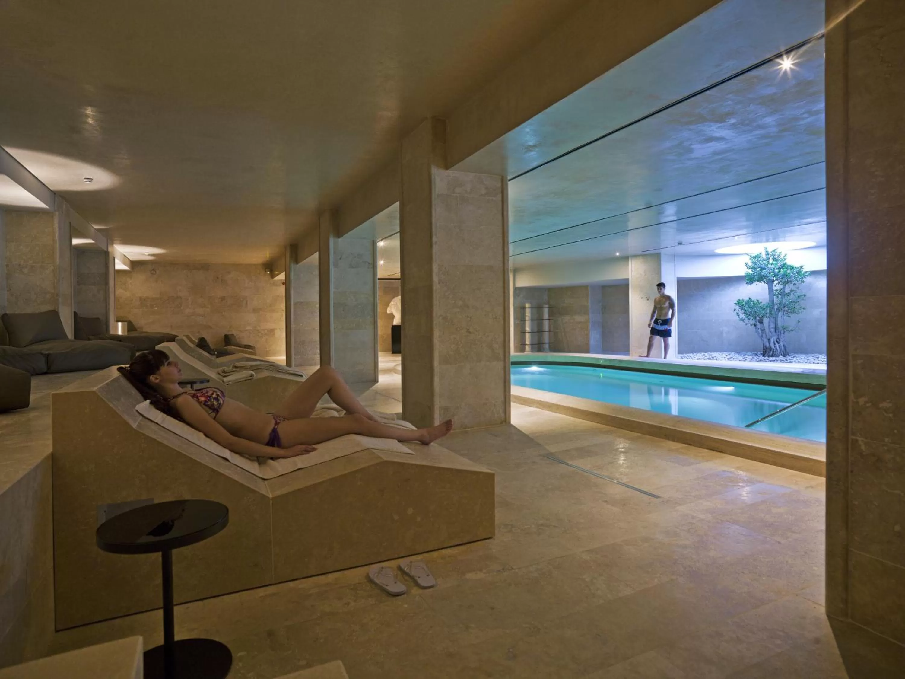 Swimming pool in A.Roma Lifestyle Hotel