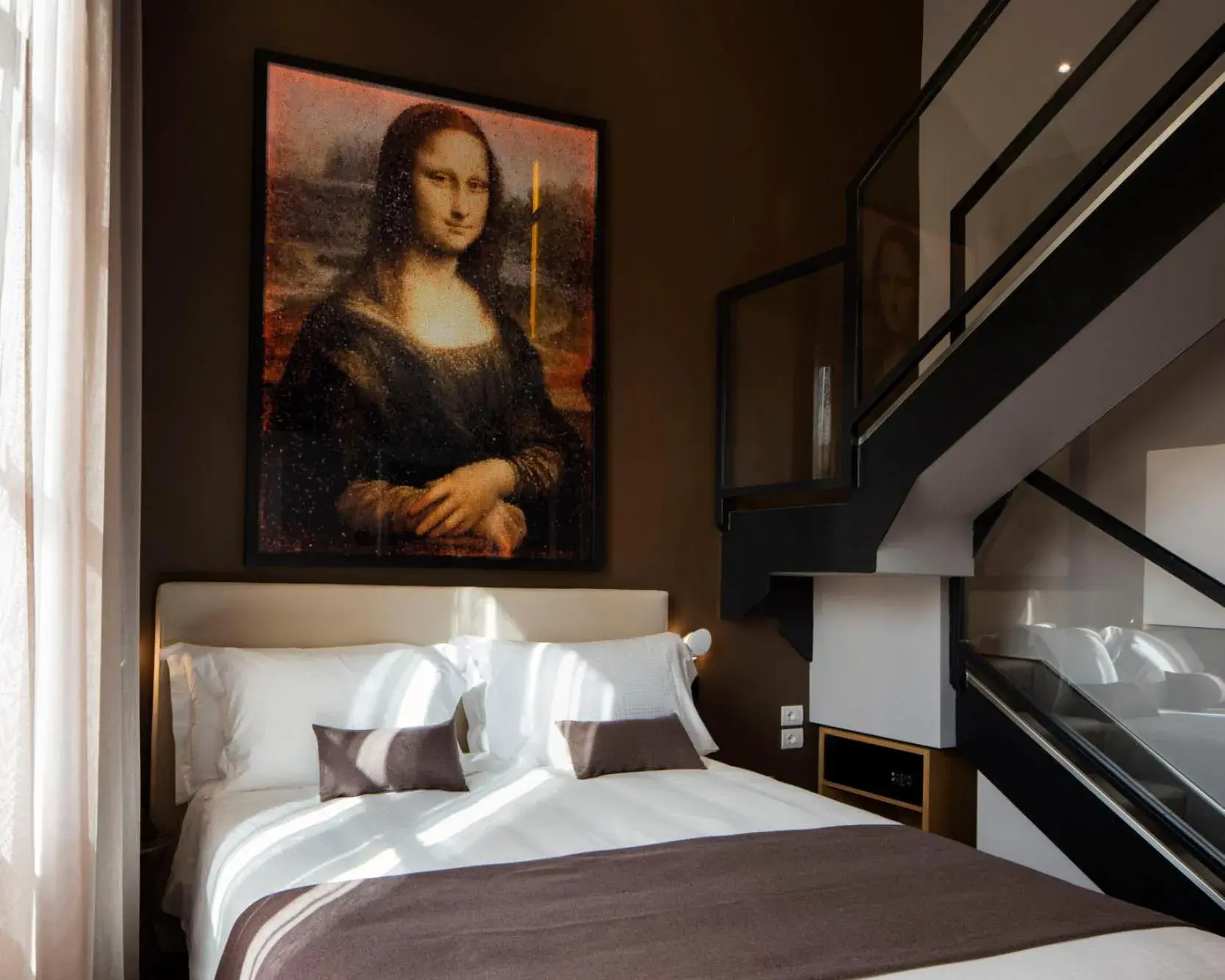 Photo of the whole room, Bed in The Frame Hotel
