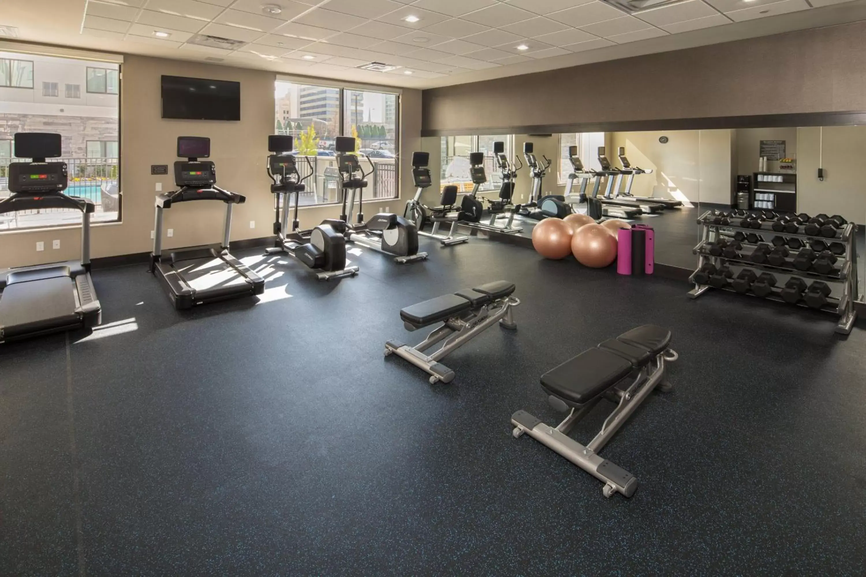 Fitness centre/facilities, Fitness Center/Facilities in Residence Inn by Marriott Tulsa Downtown