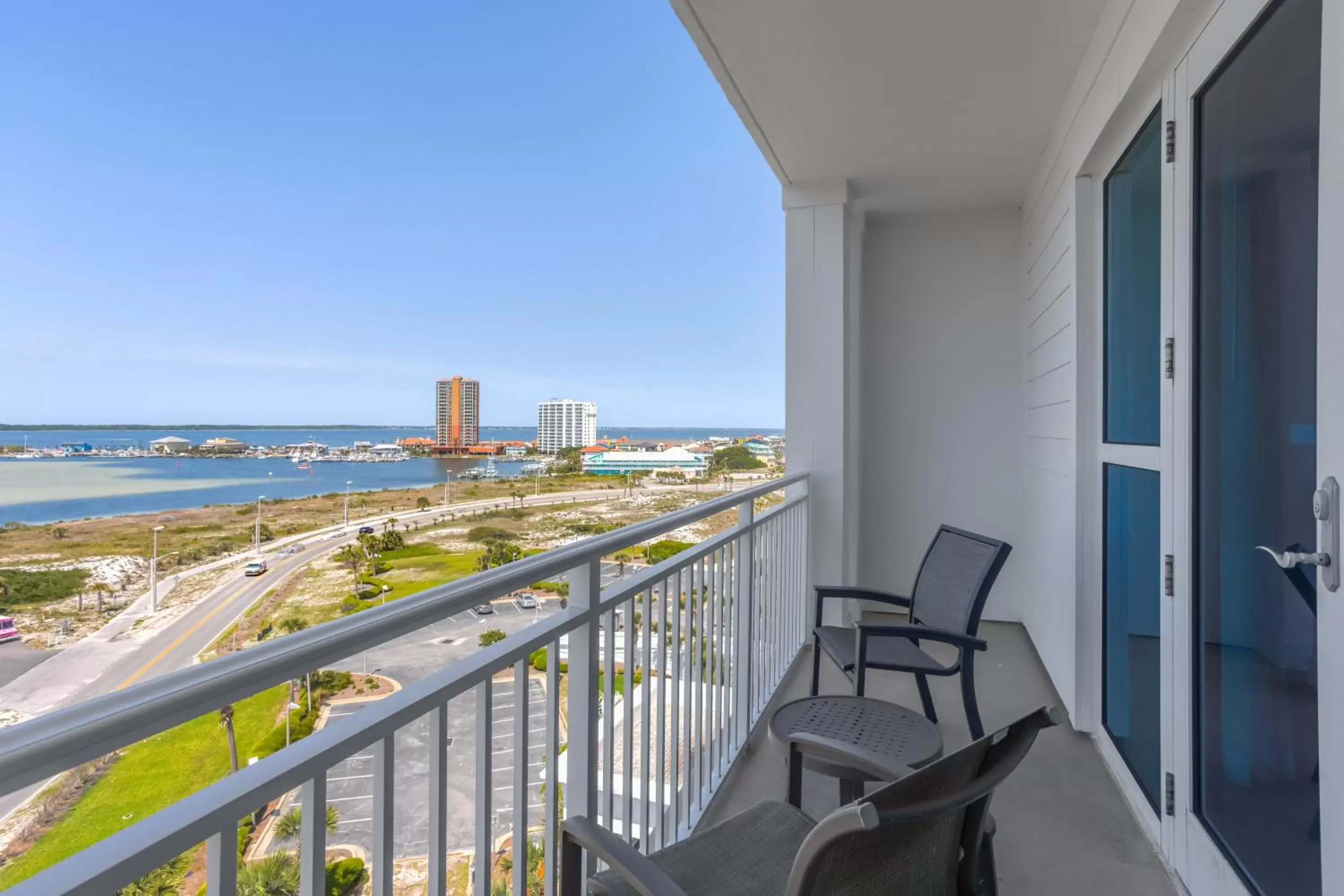 View (from property/room), Balcony/Terrace in The Pensacola Beach Resort