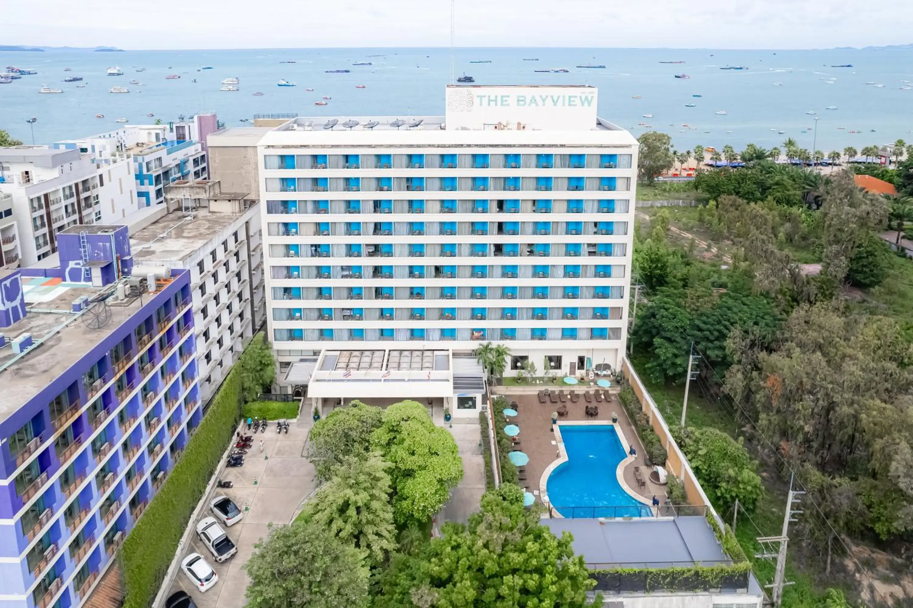 Location, Bird's-eye View in The Bayview Hotel Pattaya