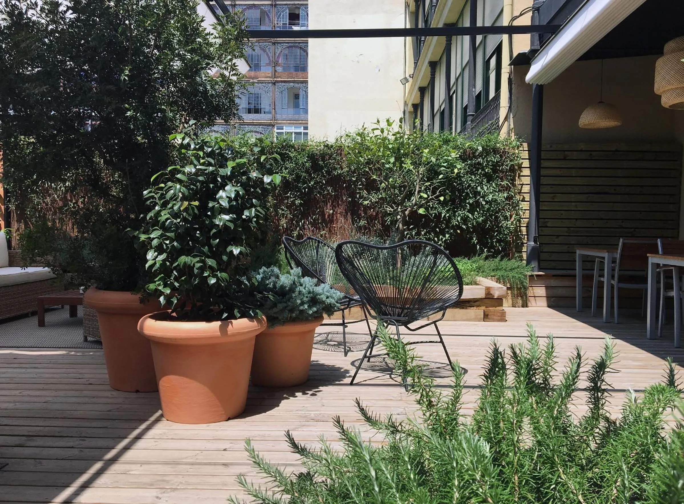Patio in Hotel Àmbit Barcelona