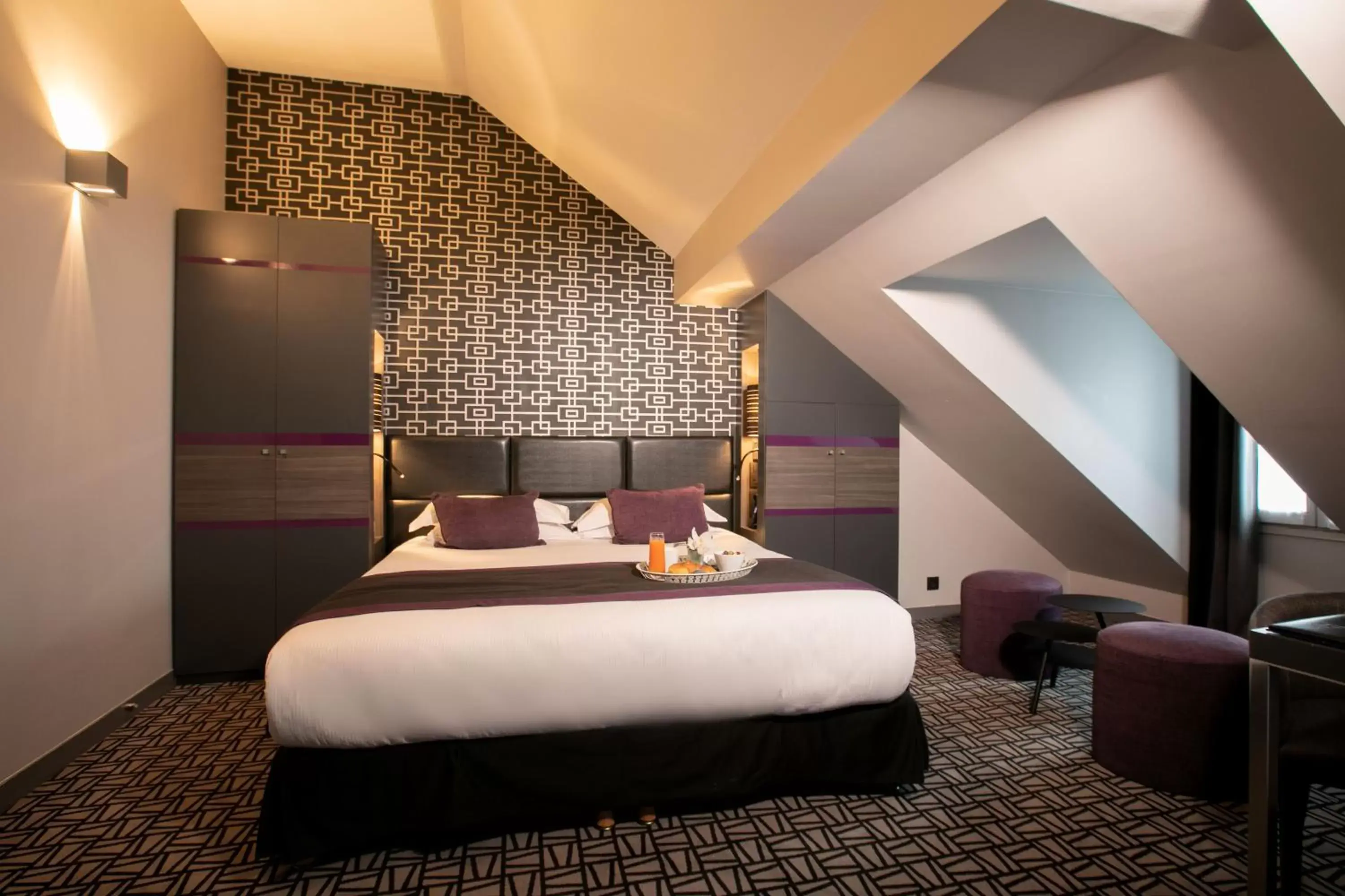 Bed in Le Grey Hotel