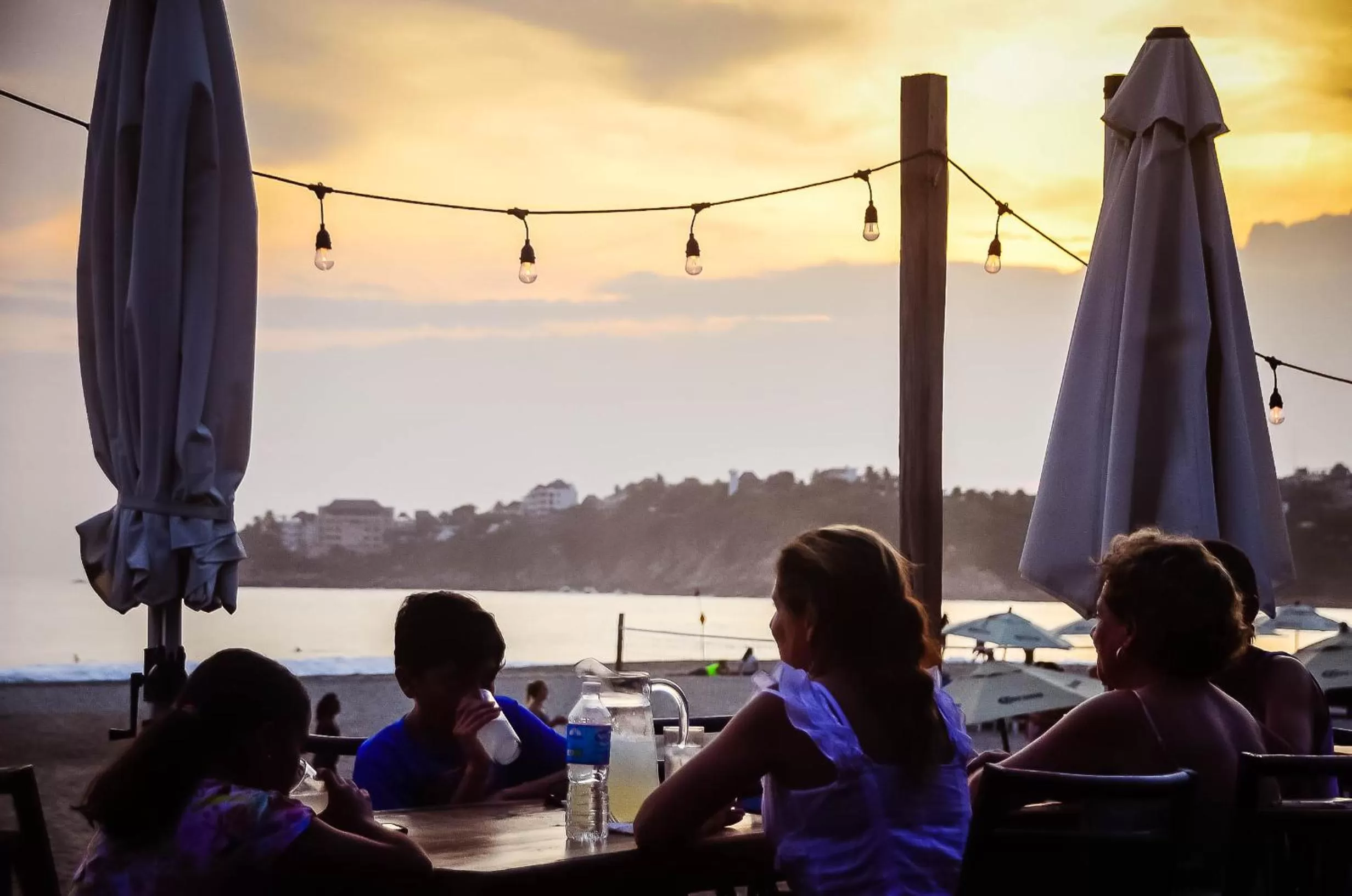 People in Bungalows Zicatela