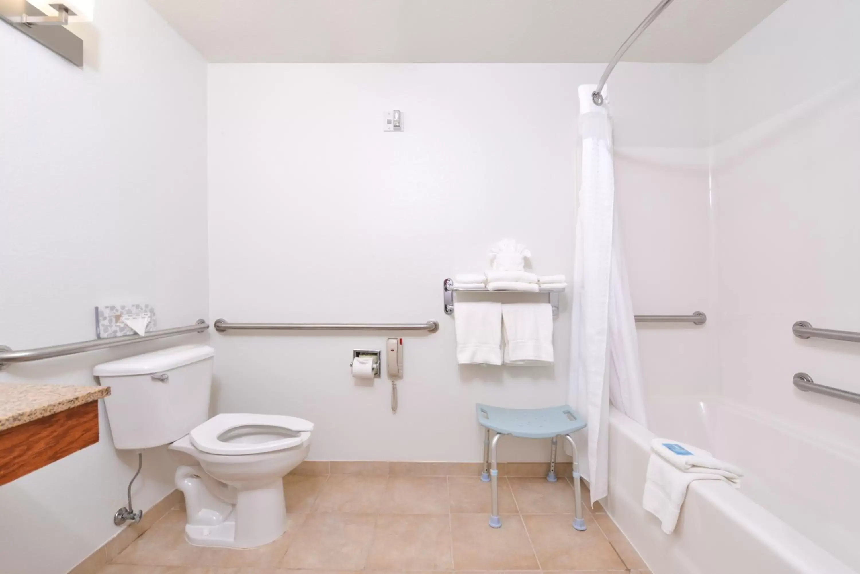 Bathroom in Holiday Inn Express Hotel & Suites Omaha West, an IHG Hotel