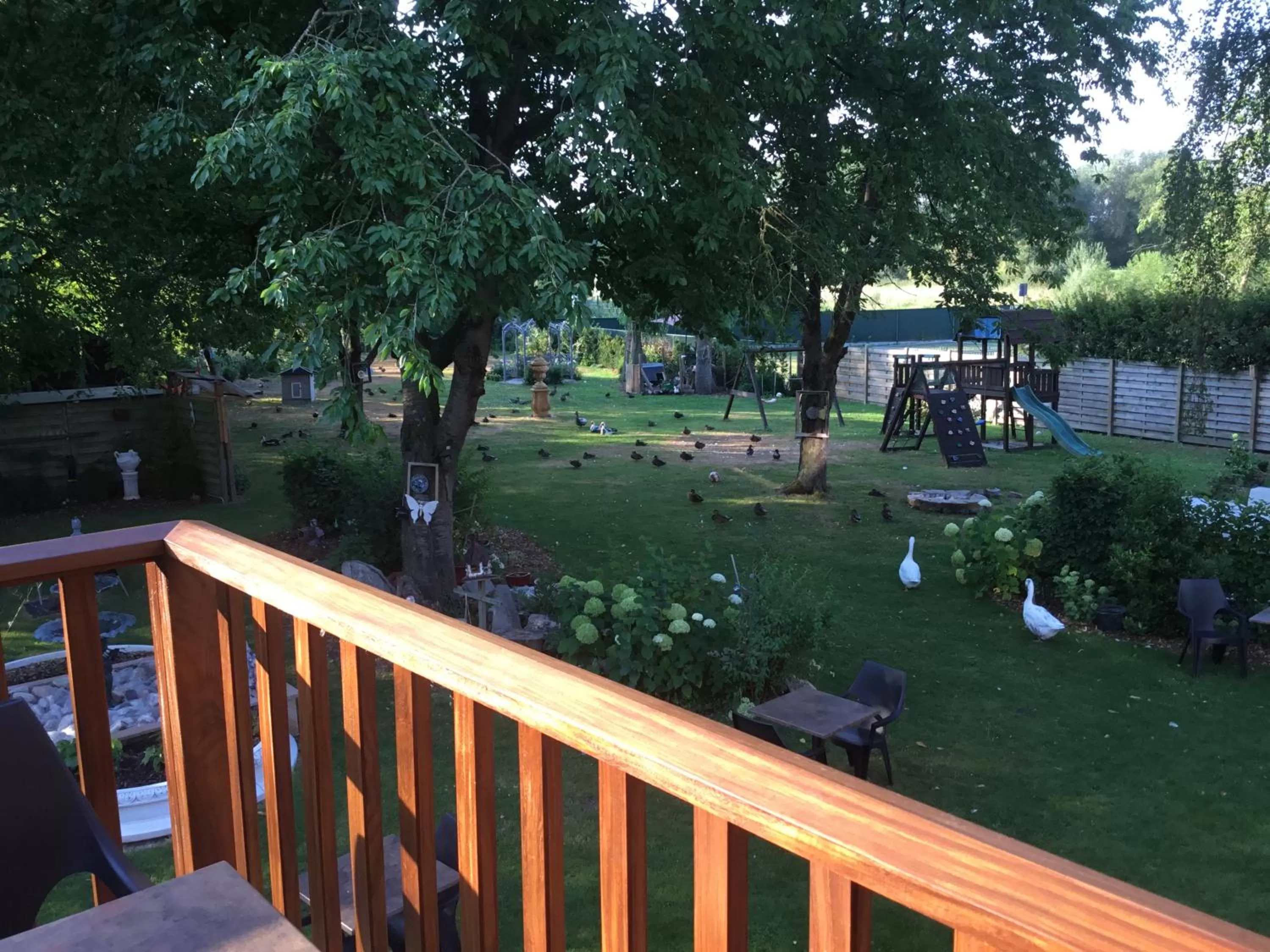 Garden view in B&B De Dubbelmolen