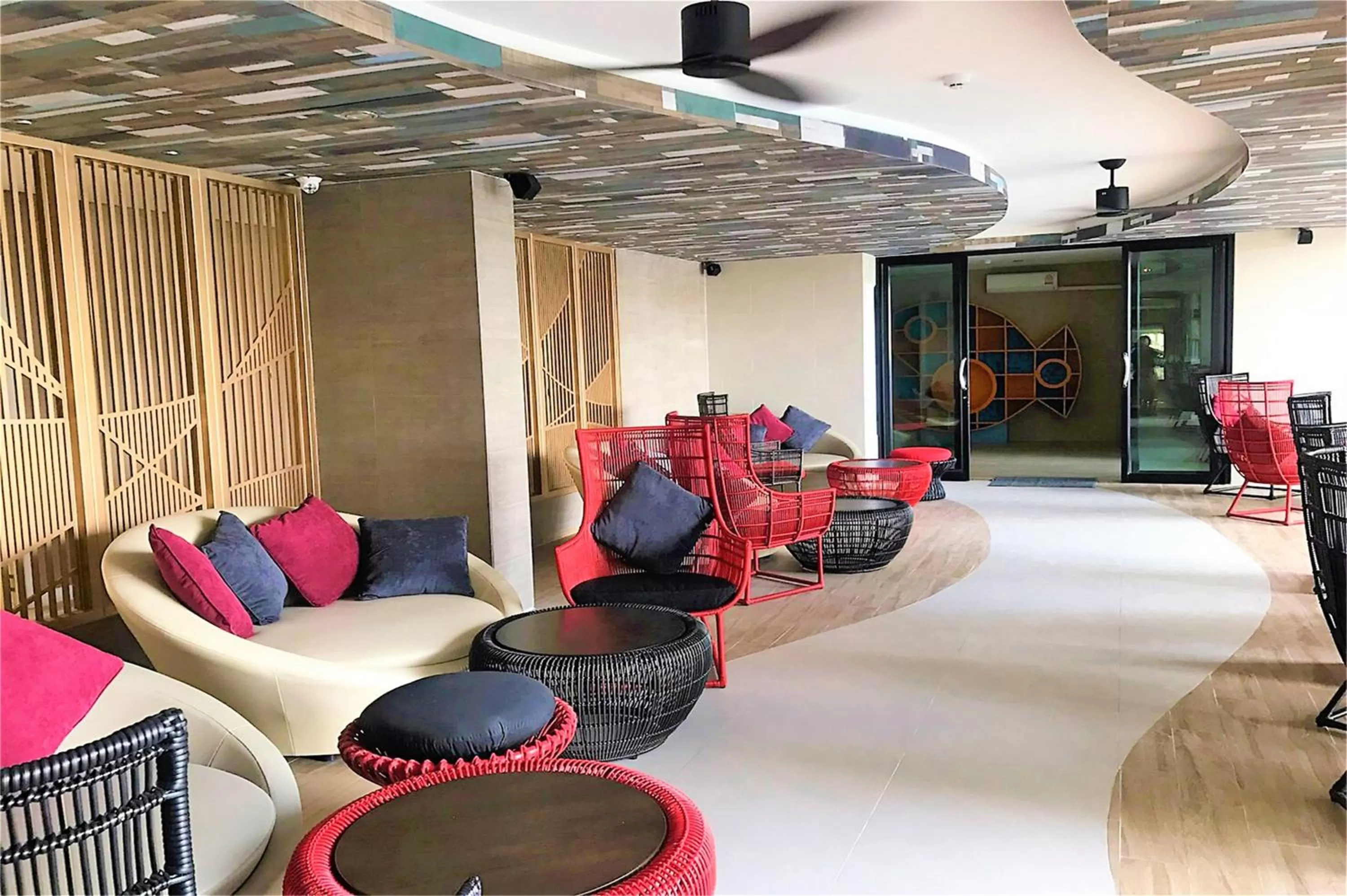 Patio, Lobby/Reception in Soi 7 Hua Hin-Ji Ya