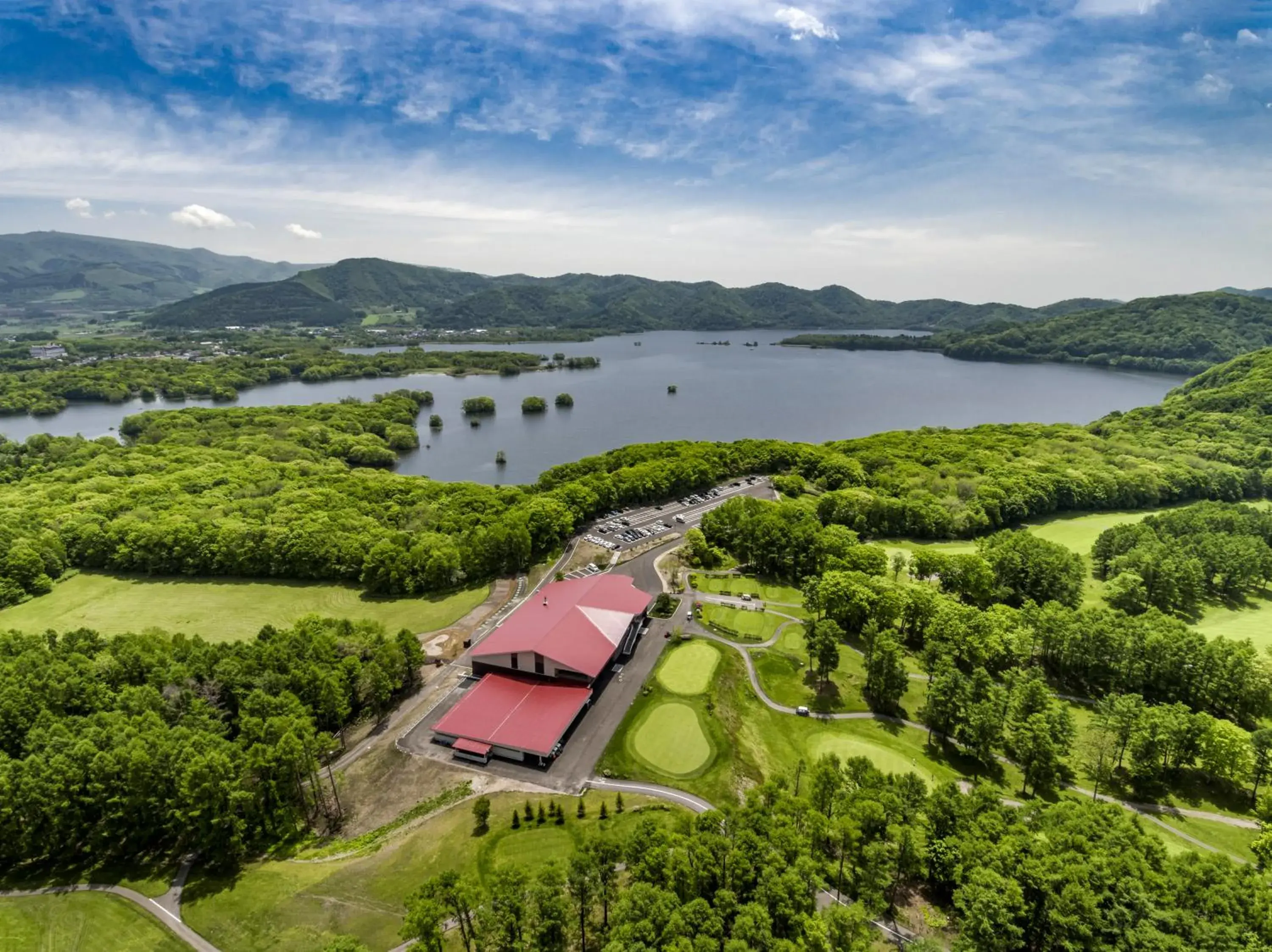 Golfcourse, Bird's-eye View in Hakodate Onuma Prince Hotel