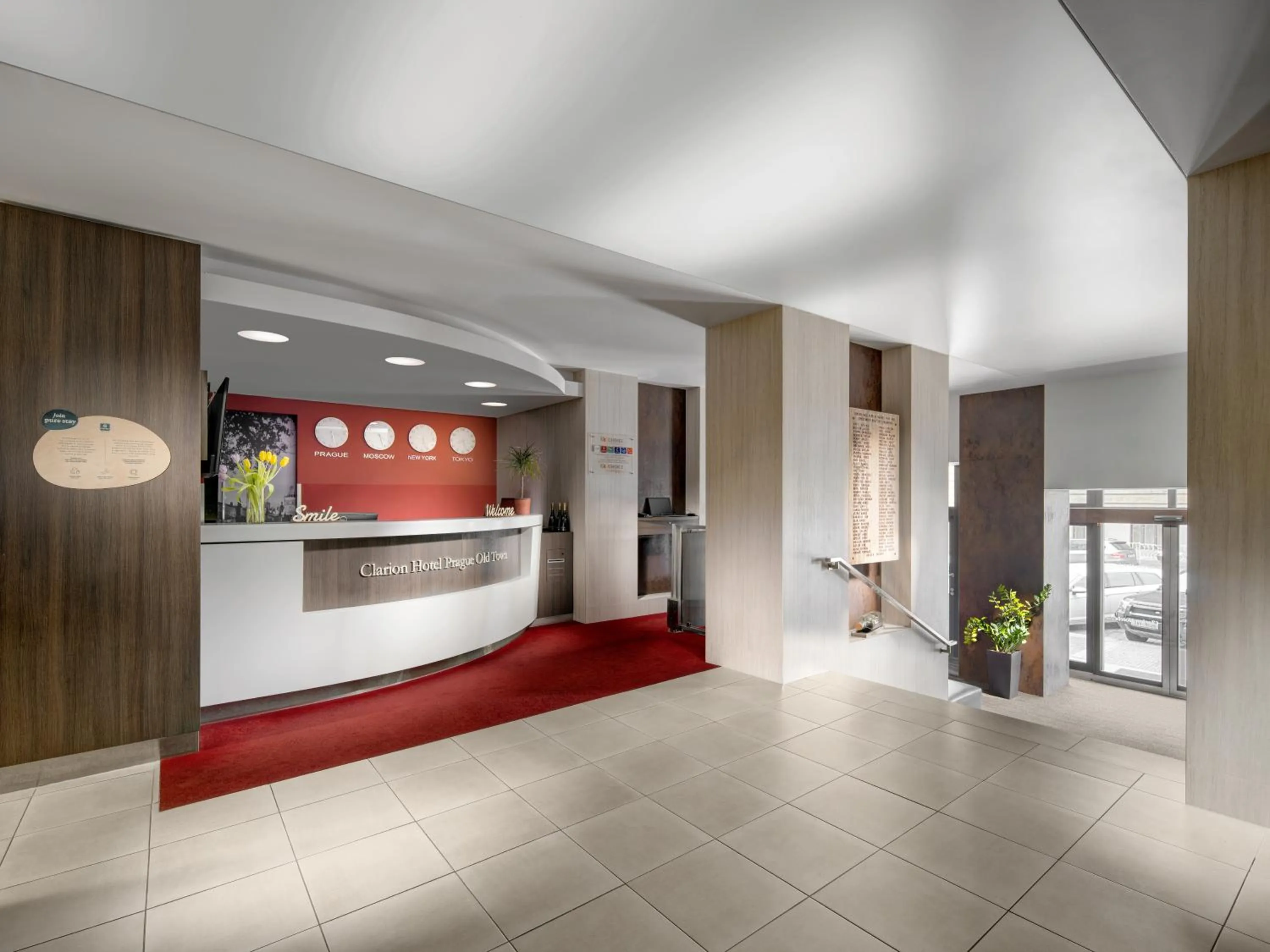Lobby or reception in Clarion Hotel Prague Old Town